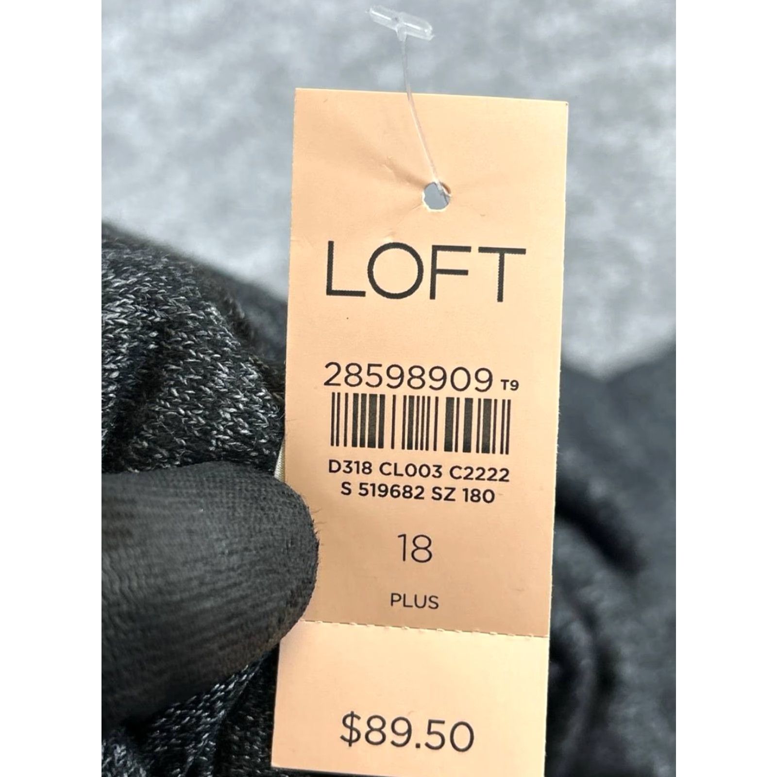 Loft LOFT Dress Womens 18 Plus Gray Sweater Wrap New Size XXL / US 16-18 / IT 52-54 - 4 Thumbnail