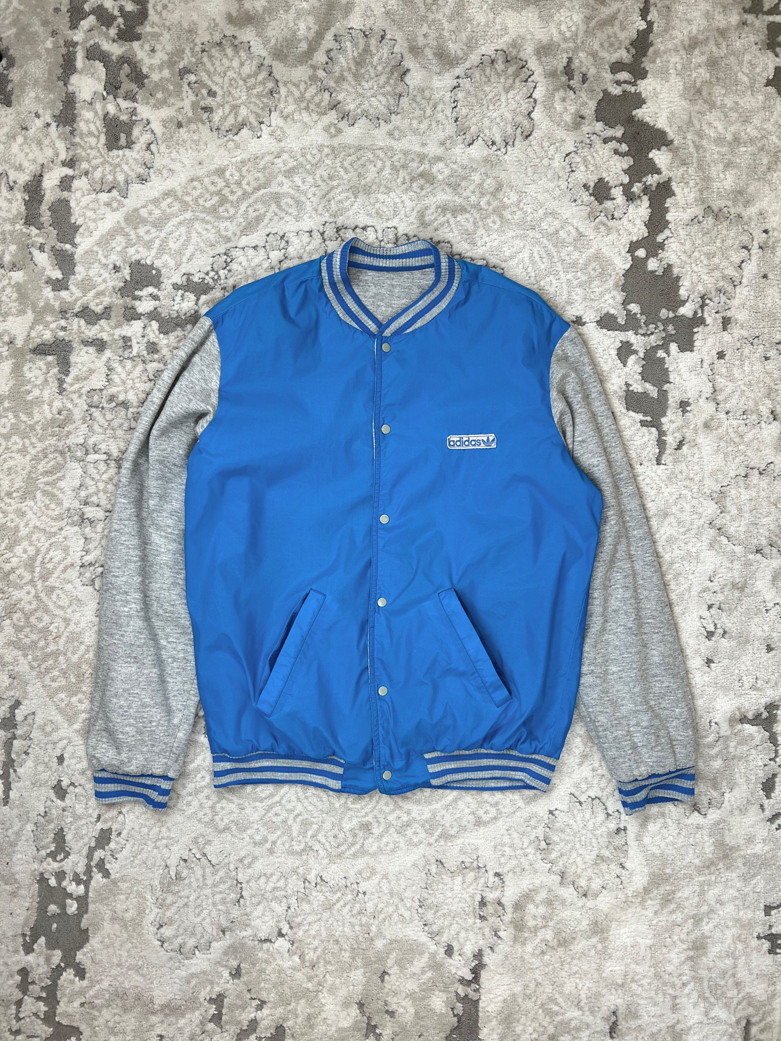 Adidas × Vintage Vintage Adidas Ventex 2 Side Bomber Jacket – Made in France Size US S / EU 44-46 / 1 - 1 Thumbnail