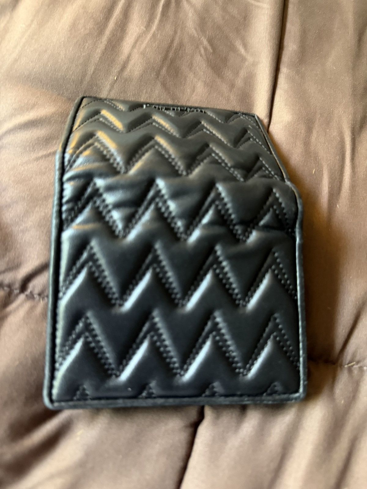 Valentino Valentino Nero Sauvage Quilted Leather Wallet Size ONE SIZE - 3 Thumbnail
