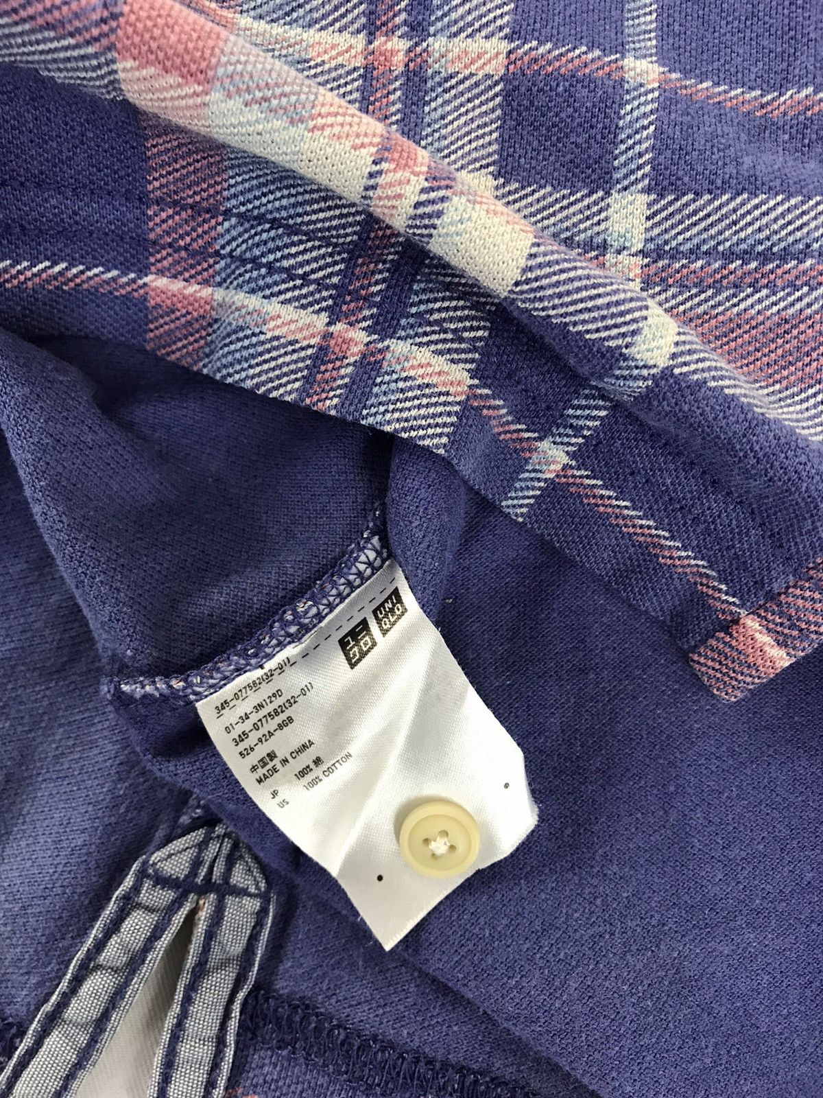 Japanese Brand Vintage Classic Checkered Design Polo Tee T-shirt Size US L / EU 52-54 / 3 - 6 Thumbnail