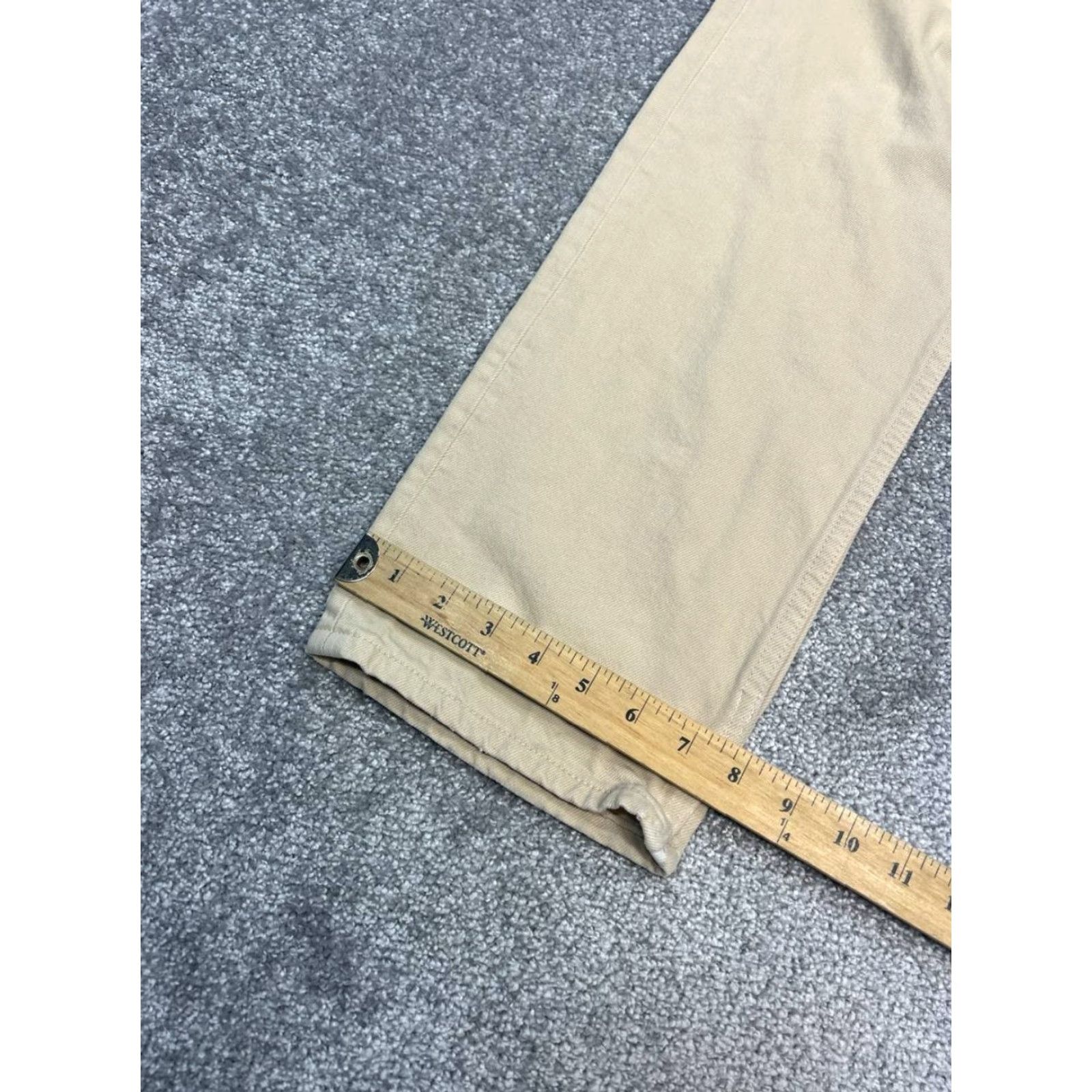 Levi's VINTAGE Levi's 501 Jeans Mens 33 Beige Denim Original Fit Straight 32x35 Levi's 501 5-Pocket Design Jeans Men Beige Denim Straight Modern Preppy Size US 33 - 6 Thumbnail
