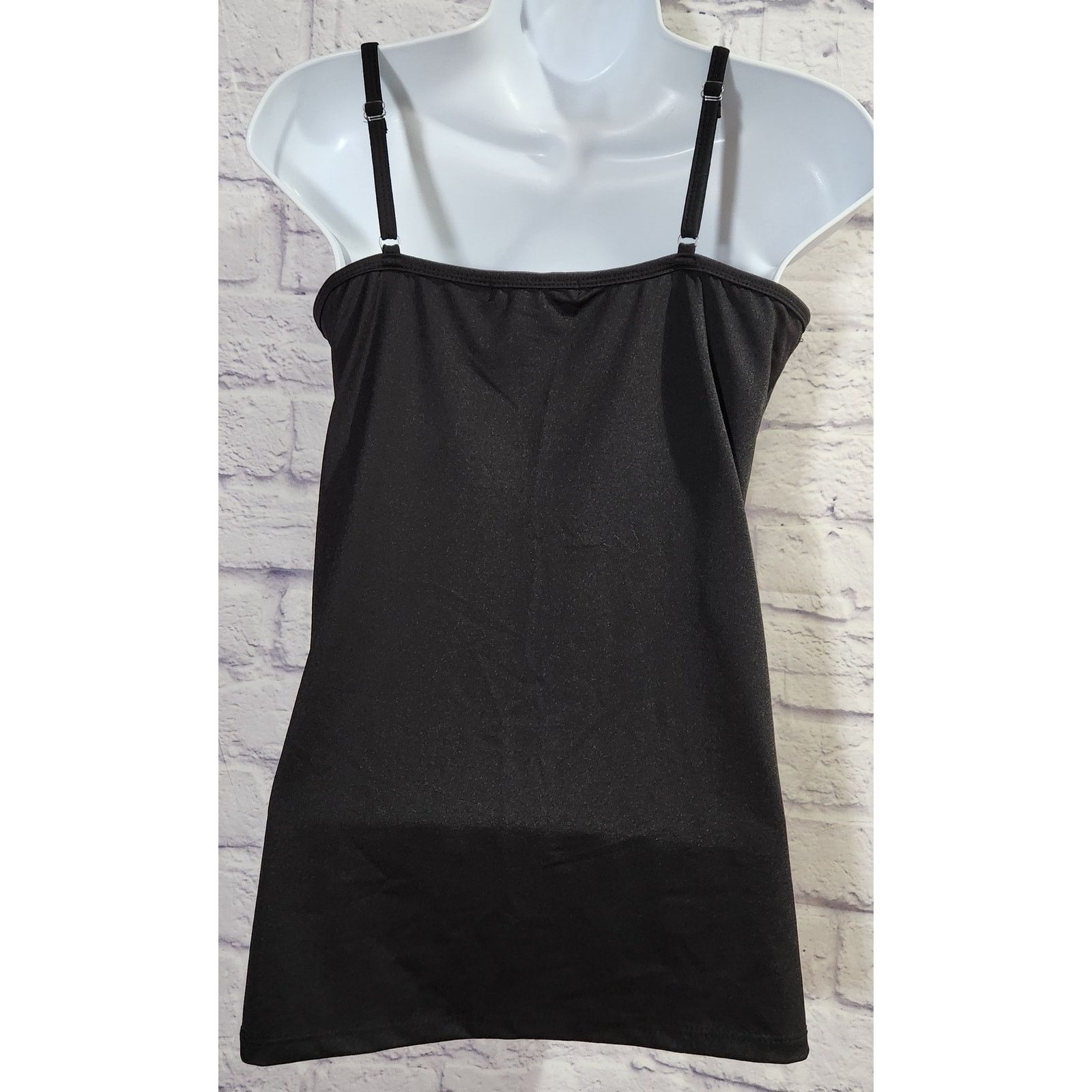Other CDP&Co. Black Adjustable Spaghetti Strap Tank Top Small Size S / US 4 / IT 40 - 3 Thumbnail