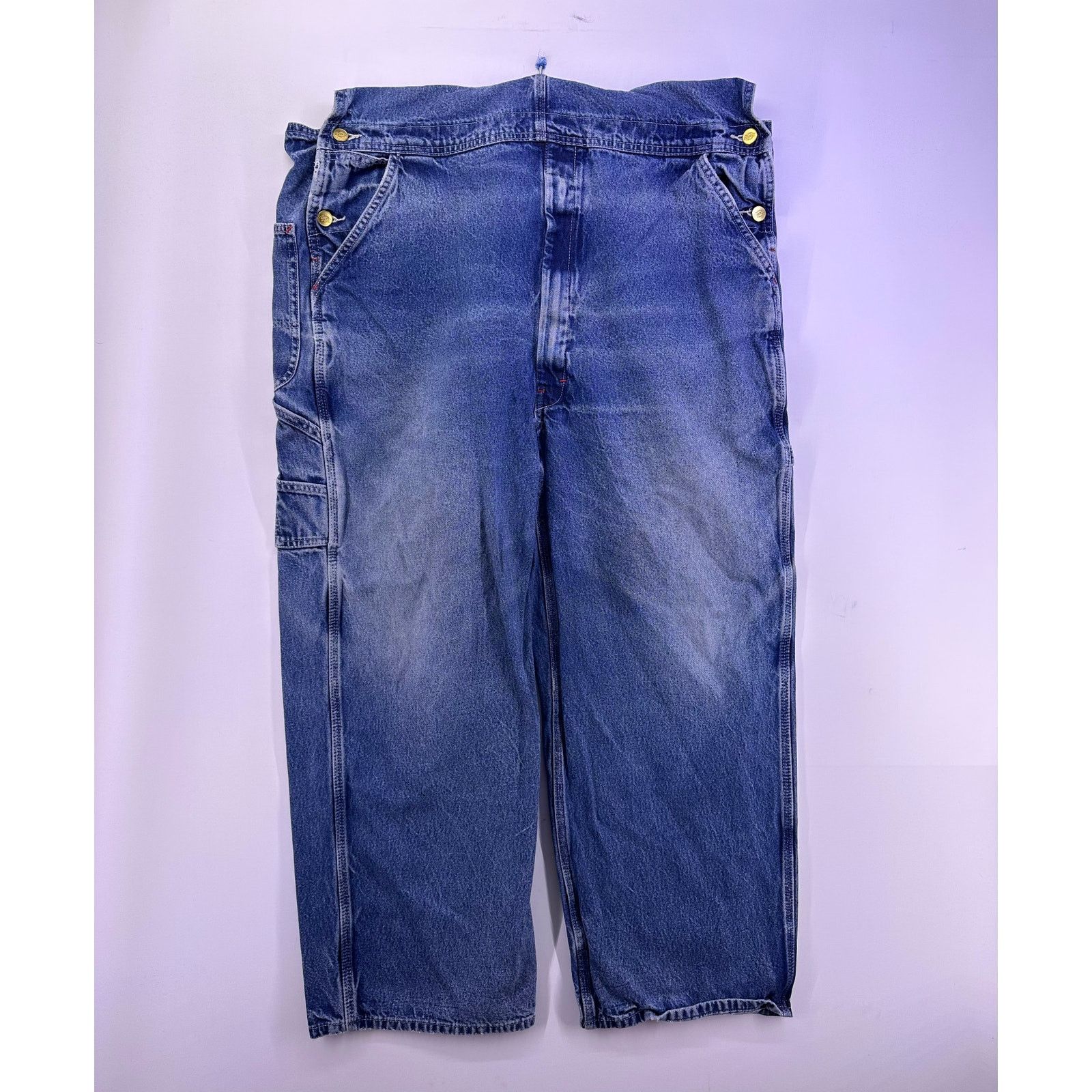 Dickies Dickies Blue Bib Demin Overall No Tag Might Be L/XL Size US 30 / EU 46 - 2 Thumbnail