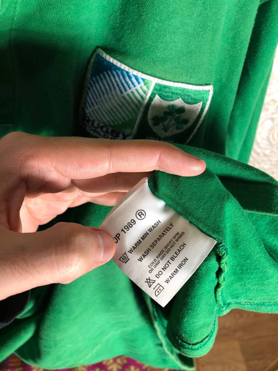Cotton Traders VINTAGE COTTON TRADERS IRELAND RETRO RUGBY JERSEY Y2K 90s Size US L / EU 52-54 / 3 - 4 Thumbnail