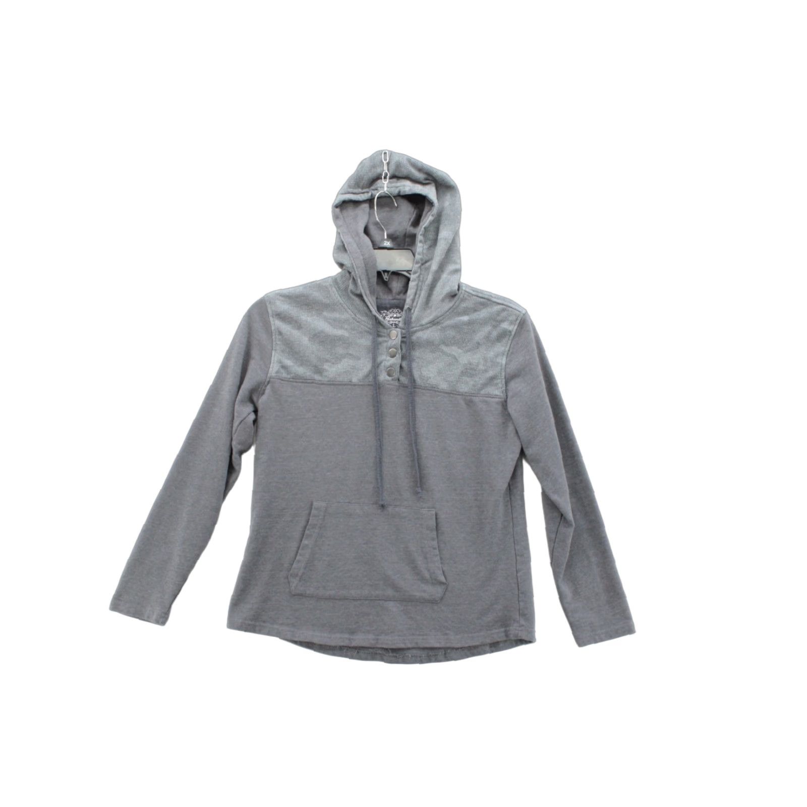 Vintage Panhandle Hoodie Womens Large Long Sleeve Grey Camo Pullover Cowgirl Size L / US 10 / IT 46 - 1 Thumbnail