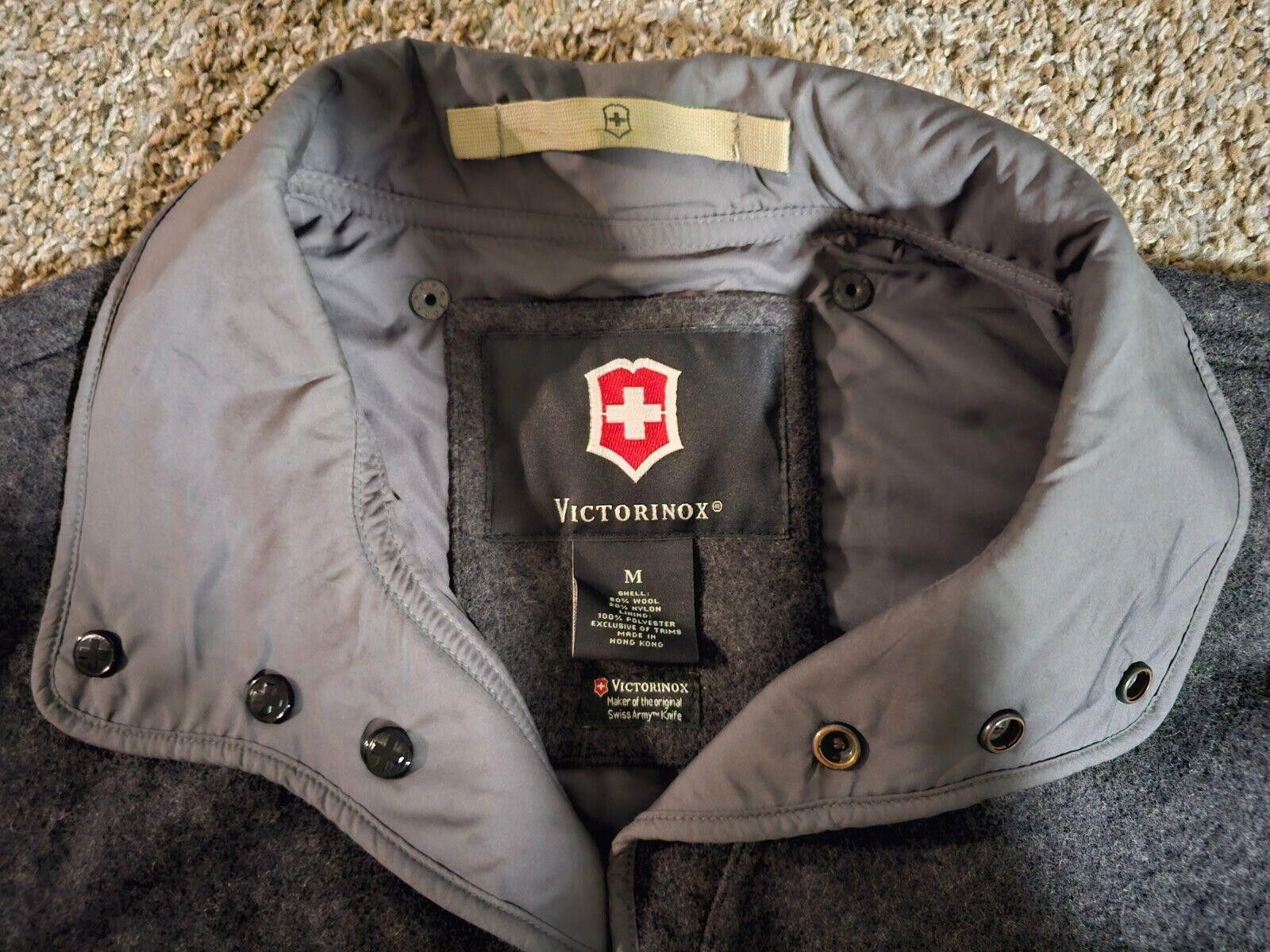 Designer Victorinox wool jacket shirt open arm pits Medium Size US M / EU 48-50 / 2 - 2 Thumbnail