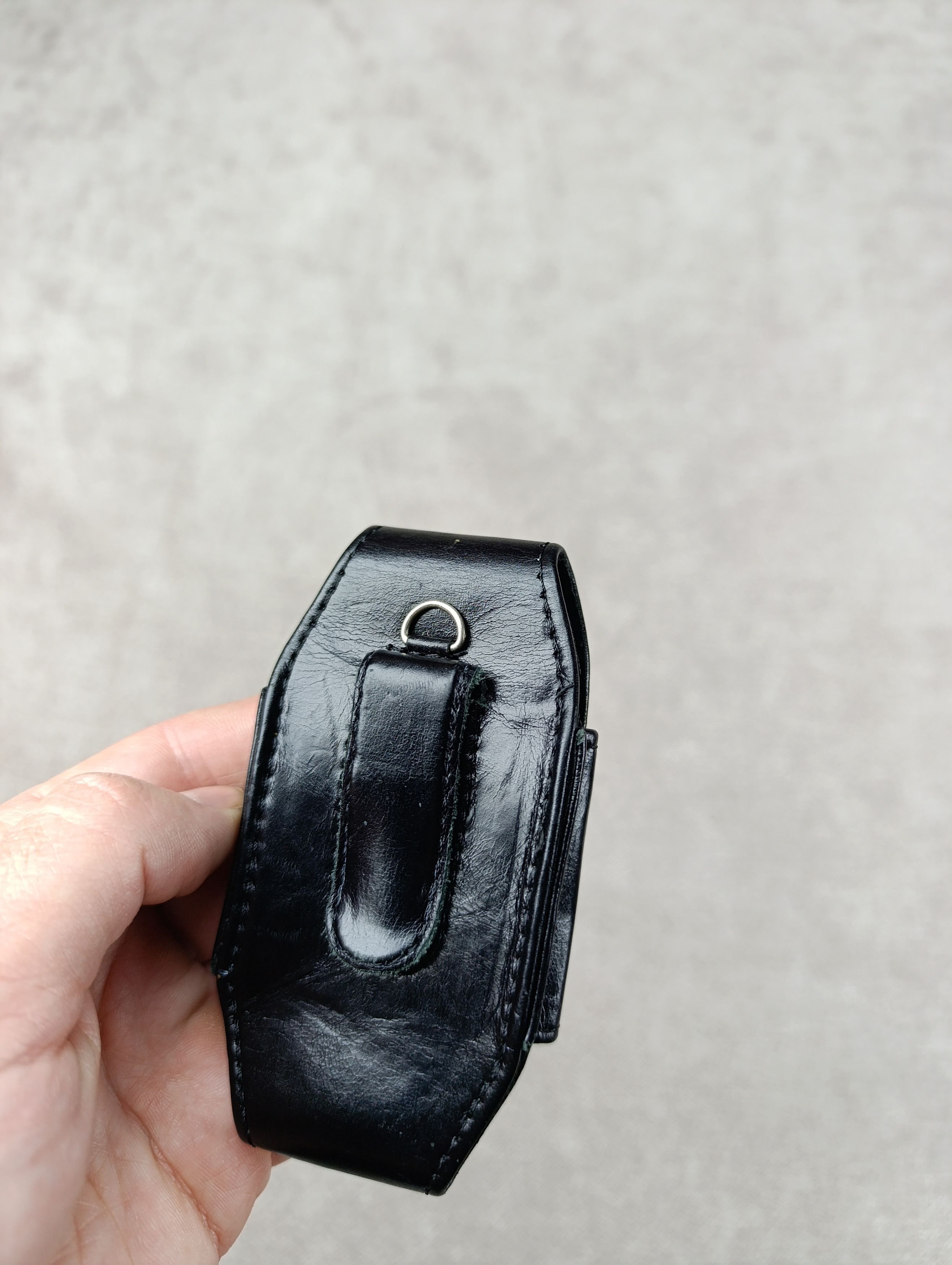 Dolce & Gabbana Dolce Gabbana Black Leather Case/ Bag Size ONE SIZE - 5 Thumbnail