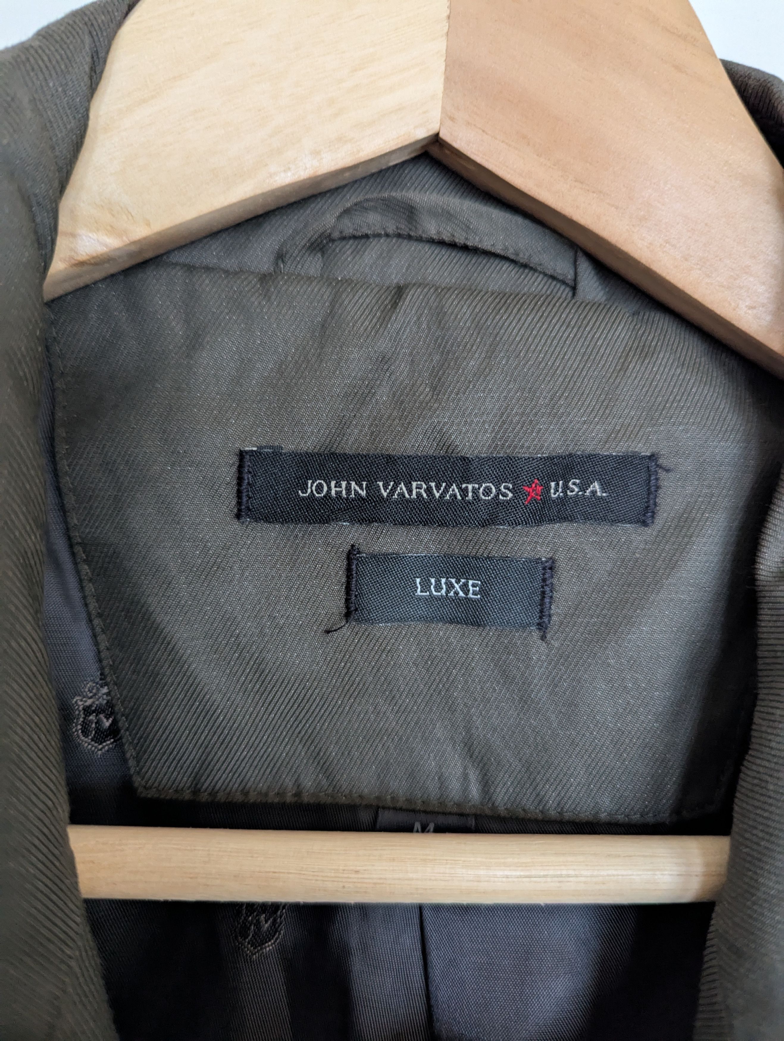 John Varvatos John Varvatos Luxe Modern Trench Coat in Fatigue Size US M / EU 48-50 / 2 - 4 Thumbnail