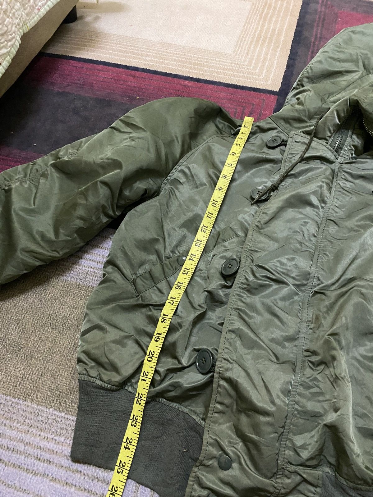 Alpha Industries VINTAGE N-28 JACKET APHA INDSUSTRIES ATTACHED HOODIES Size US L / EU 52-54 / 3 - 15 Thumbnail
