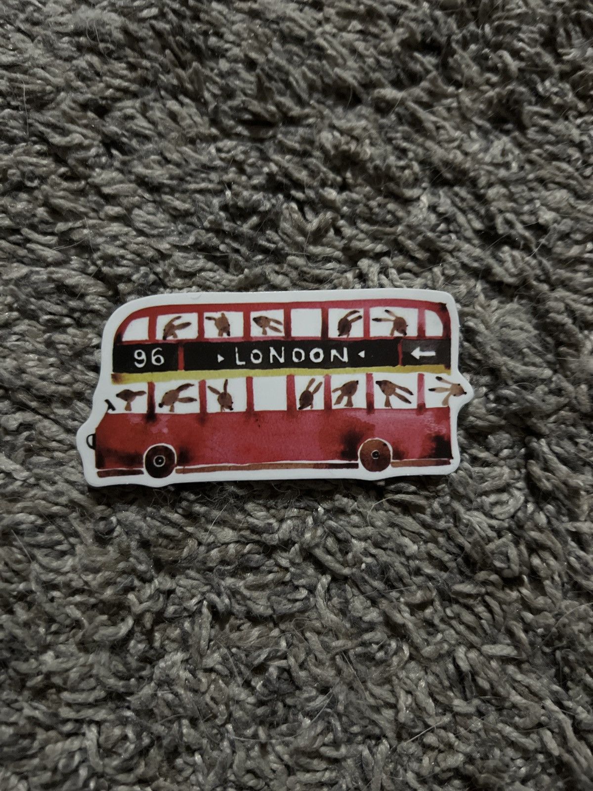 Hypebeast Bunny In London Sticker Size ONE SIZE - 1 Thumbnail