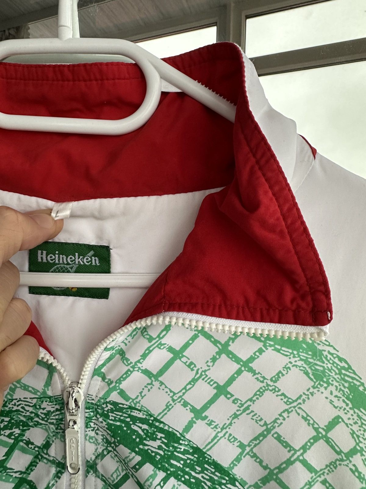 Heineken Vintage Heineken Tennis Windbreaker Limited Jacket 1990s Size US L / EU 52-54 / 3 - 10 Thumbnail