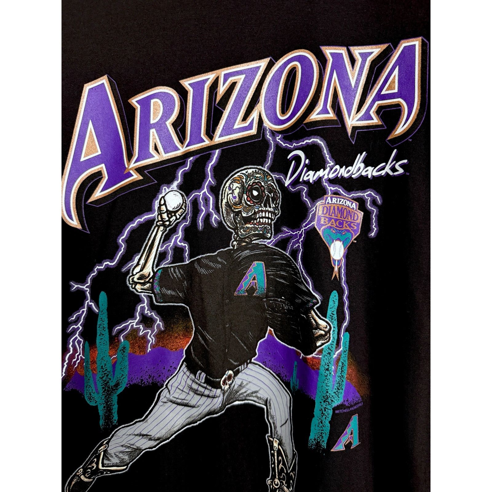 Mitchell & Ness Mitchell & Ness AZ Diamondbacks Men's M Sugar Skull NWOT Size US M / EU 48-50 / 2 - 2 Thumbnail