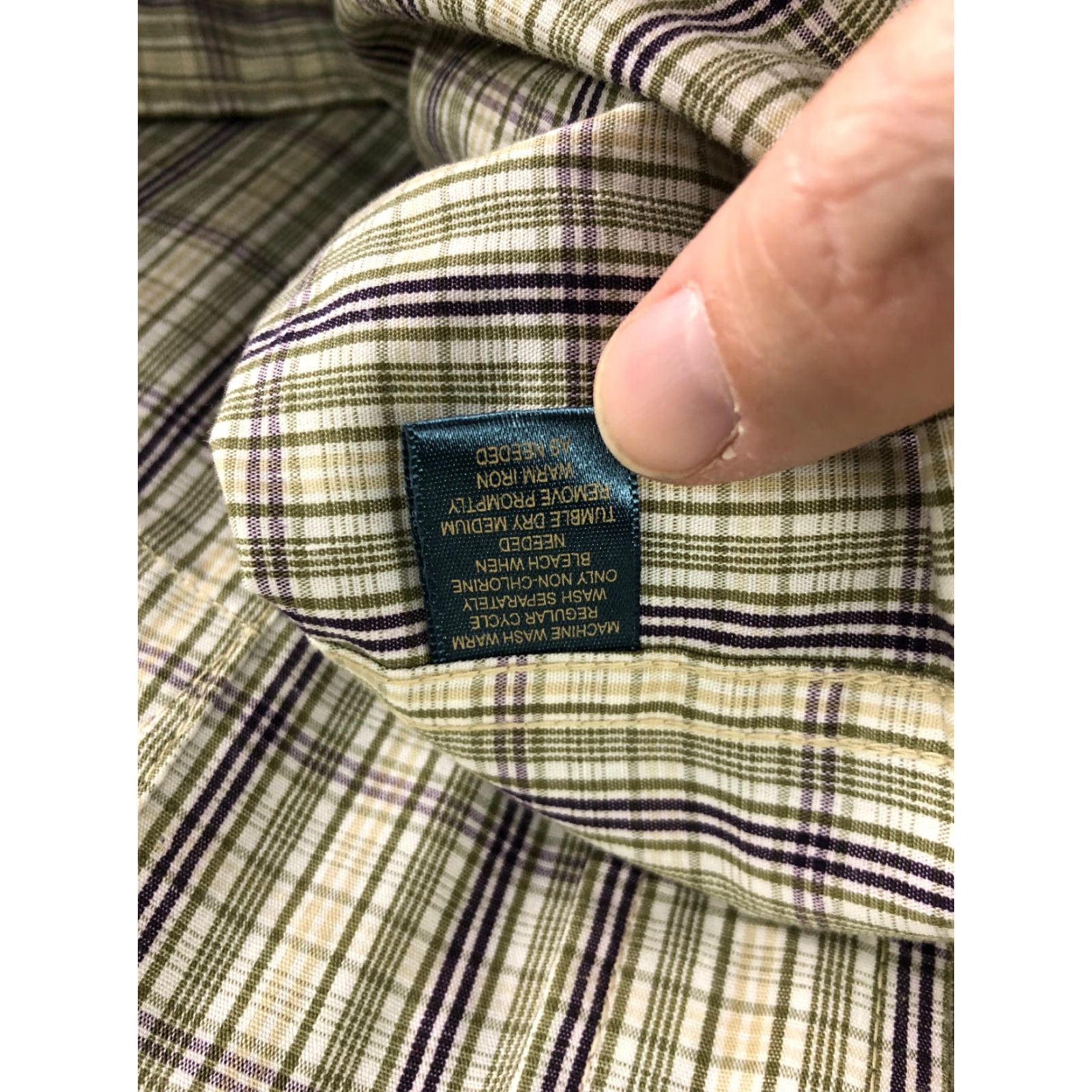 Vintage Northcrest Beige Plaid Short Sleeve Button-Down Shirt Mens M Size US M / EU 48-50 / 2 - 6 Thumbnail