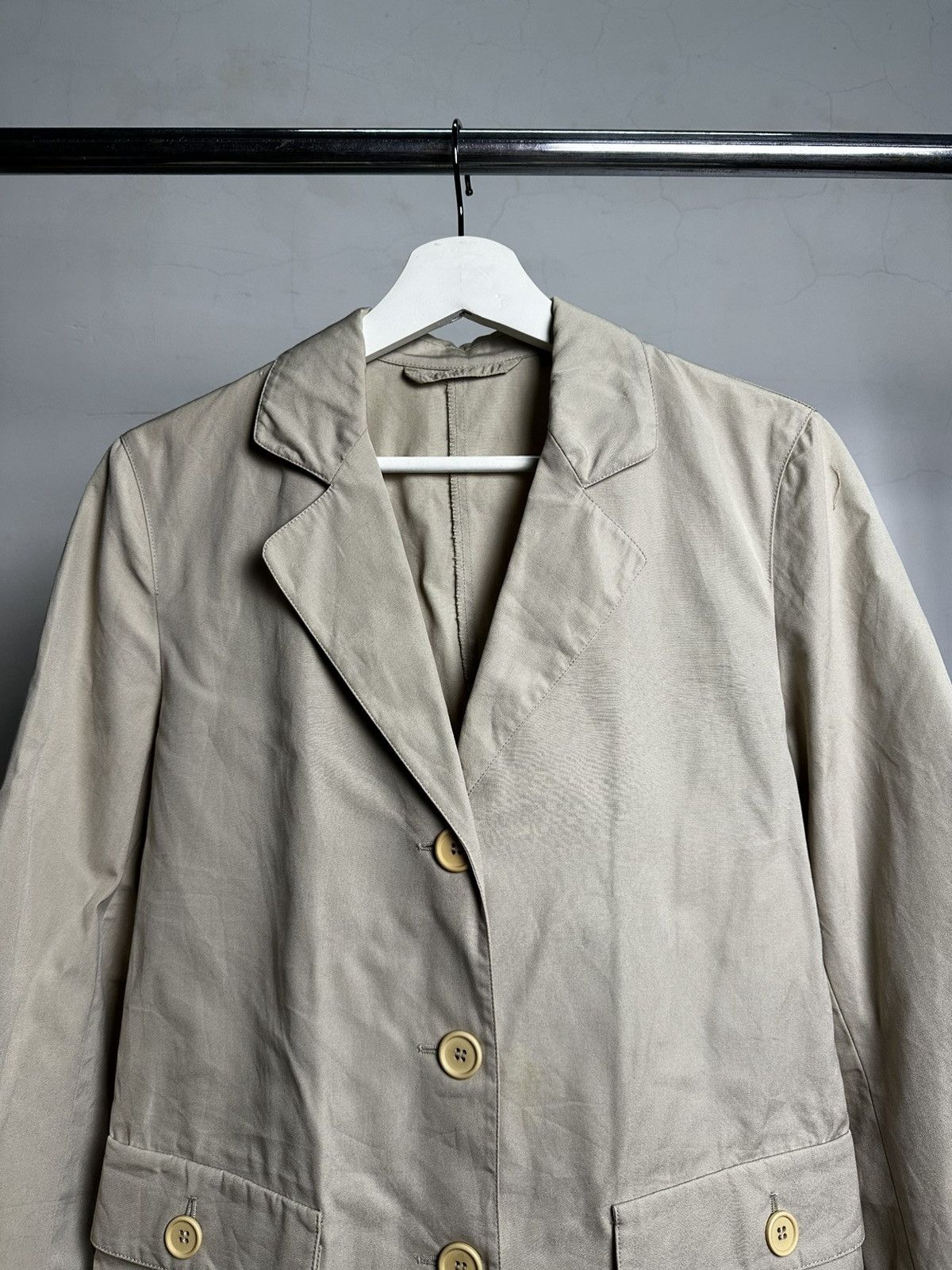Emporio Armani Emporio Armani Beige Blazer Size US S / EU 44-46 / 1 - 4 Thumbnail
