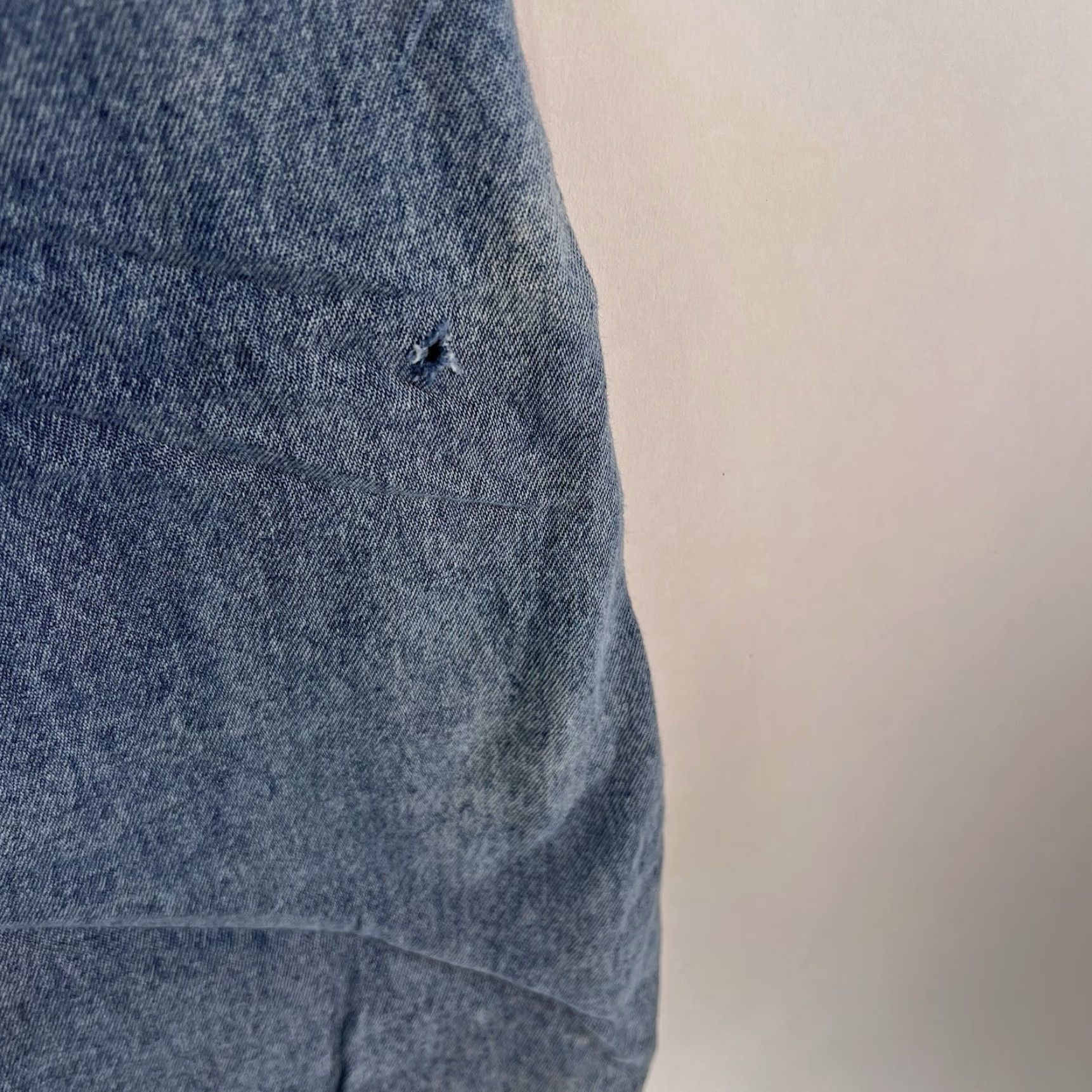 Jordache VINTAGE Jordache 80s Denim Swing Skirt Womens Size 12 Blue Pleated Long Size 34" / US 12 / IT 48 - 4 Thumbnail