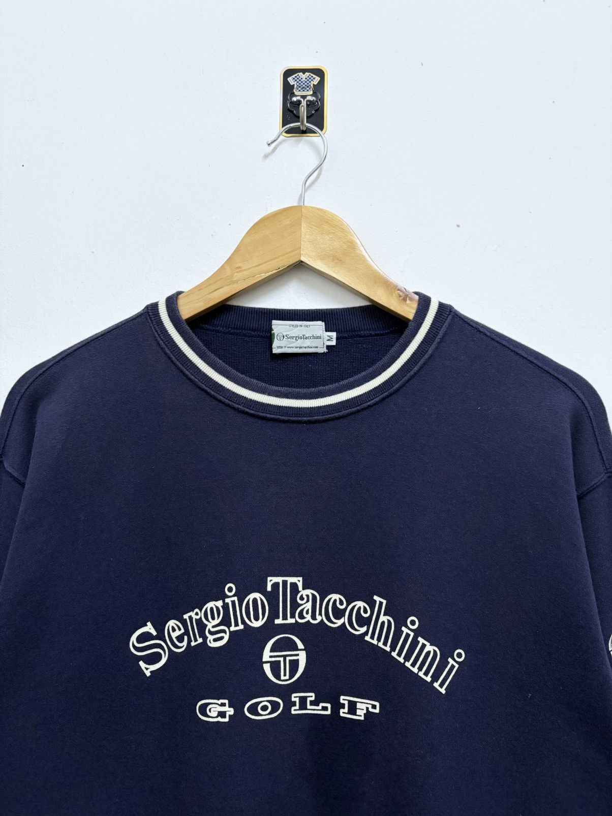 Sergio Tacchini Vintage 90's Sergio Tacchini Golf / Italy Designer Crewneck Size US M / EU 48-50 / 2 - 3 Thumbnail