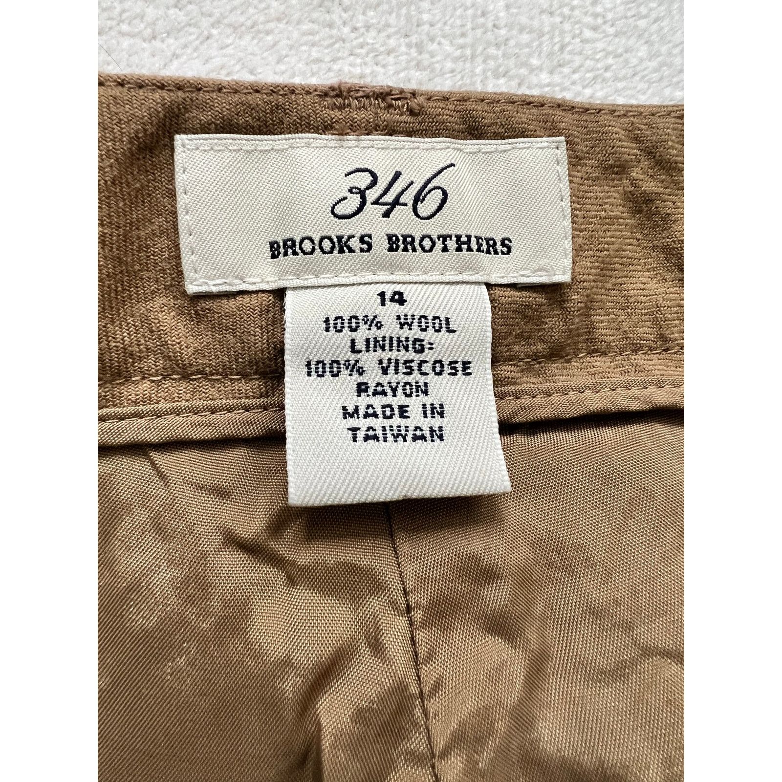 Brooks Brothers 346 Brooks Brothers Wool Blend Dress Pants Size 14 Size 36" / US 14 / IT 50 - 4 Thumbnail