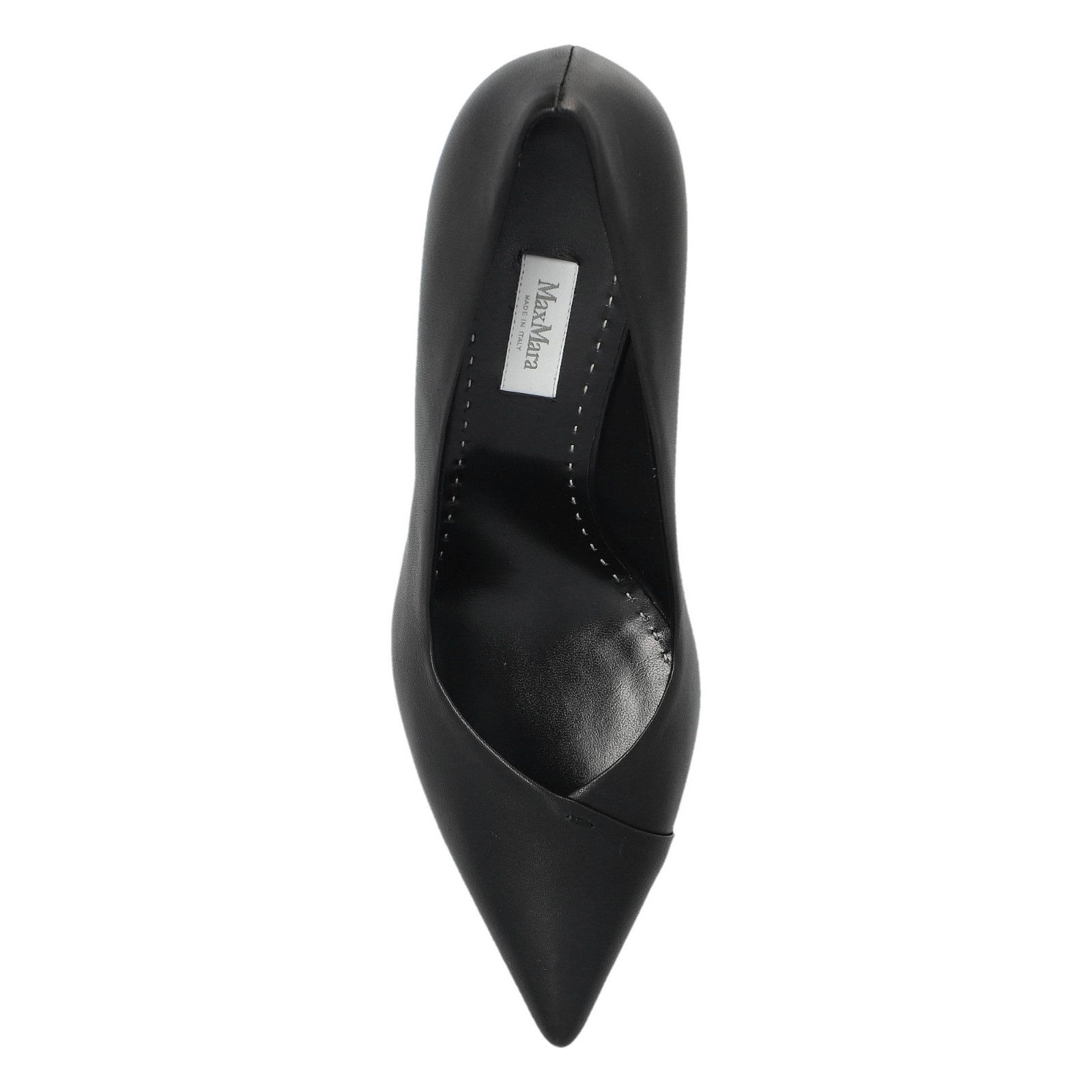 Max Mara MAX MARA Phyllis Black Leather 85mm Heel Mules New & Authent Size US 8.5 / IT 38.5 - 4 Thumbnail