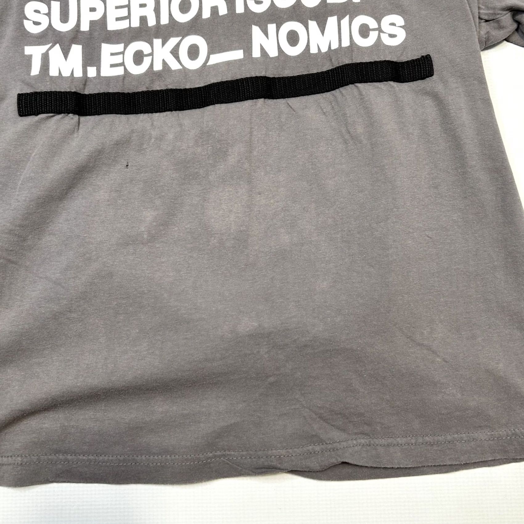Vintage Ecko Unltd Gray T-shirt Streetwear Superior Issue Eckonomics Rhino Mens Lrge 90s Size US L / EU 52-54 / 3 - 5 Thumbnail
