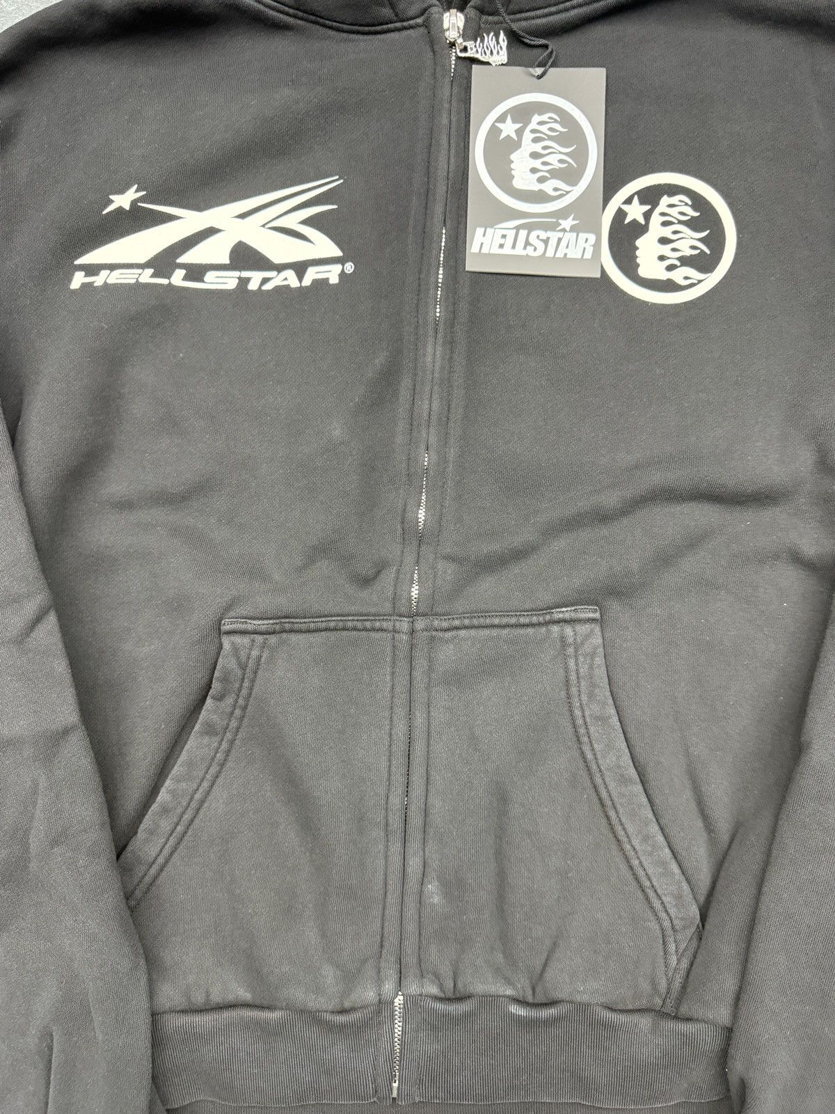 HELLSTAR Hellstar Mirror Face Zip Up Hoodie Size US M / EU 48-50 / 2 - 2 Thumbnail