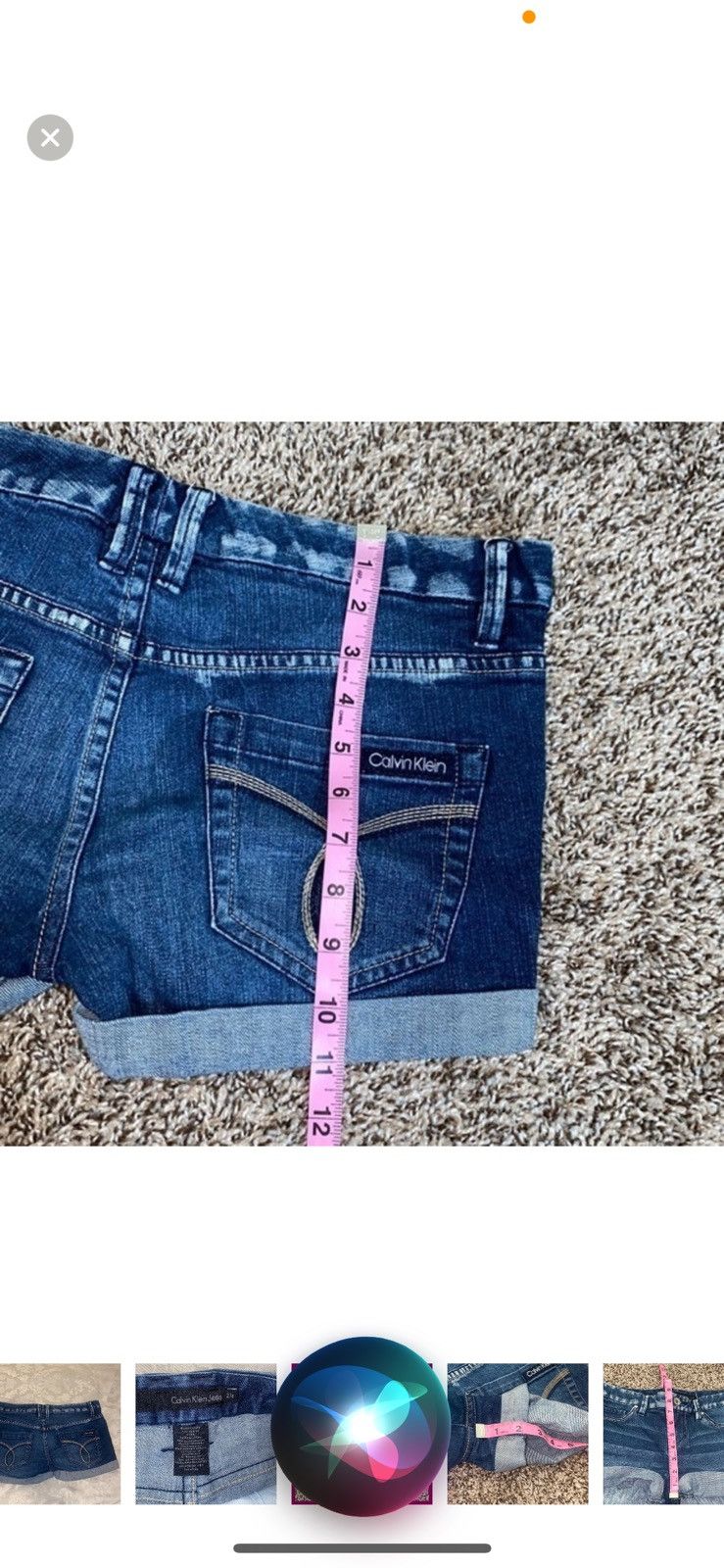 Calvin Klein Calvin Klein jeans denim shorts size 4 Size 27" / US 4 / IT 40 - 2 Thumbnail