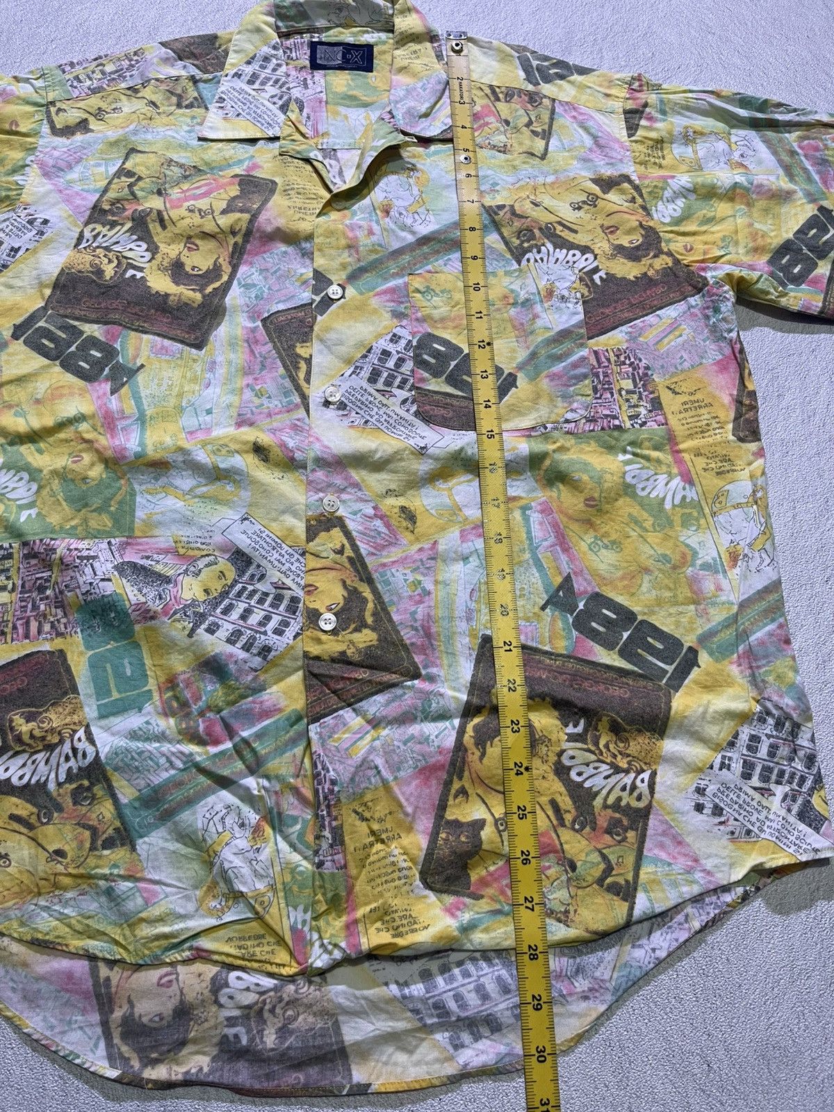 Hysteric Glamour VINTAGE AOP FULL PRINT INC-X short sleeve shirt Size US XL / EU 56 / 4 - 6 Thumbnail