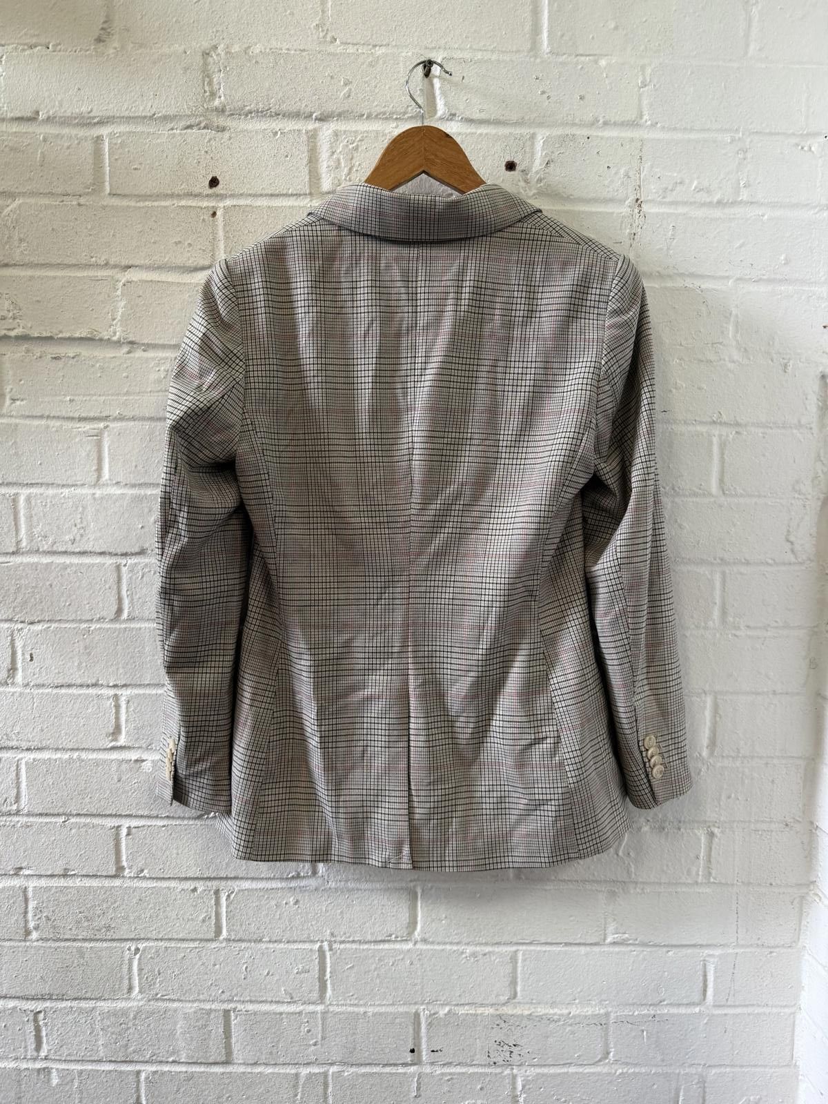 H&M H&M Women's Checked Blazer, EUR 38 / UK 10 Size L / US 10 / IT 46 - 2 Thumbnail