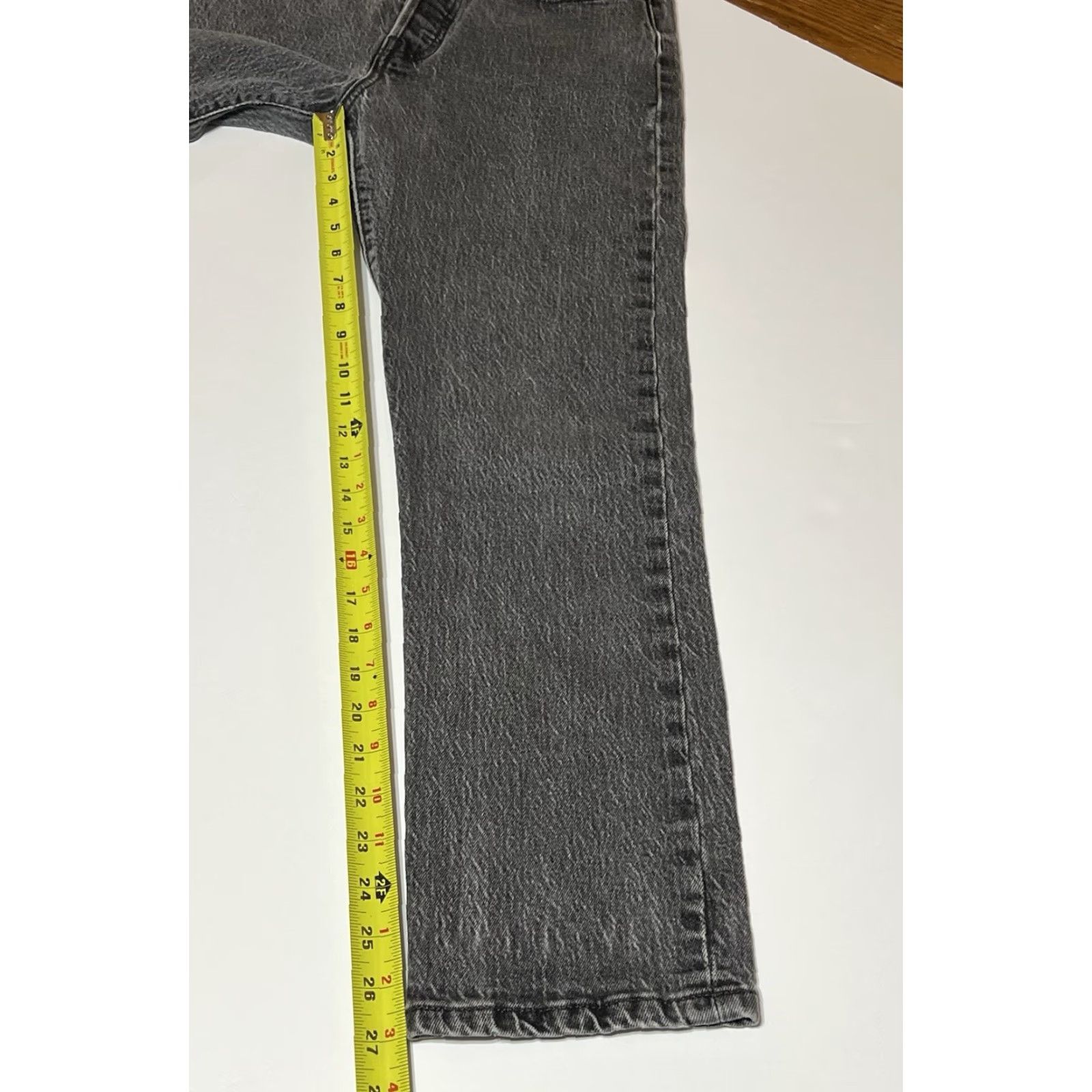 Levi's Levi's Premium 501 Jeans Womens Slim High Rise 27x27 Gray Denim Pocket Logo 5-Pocket Jeans Retro Vintage Style Mens? Size 27" / US 4 / IT 40 - 5 Thumbnail