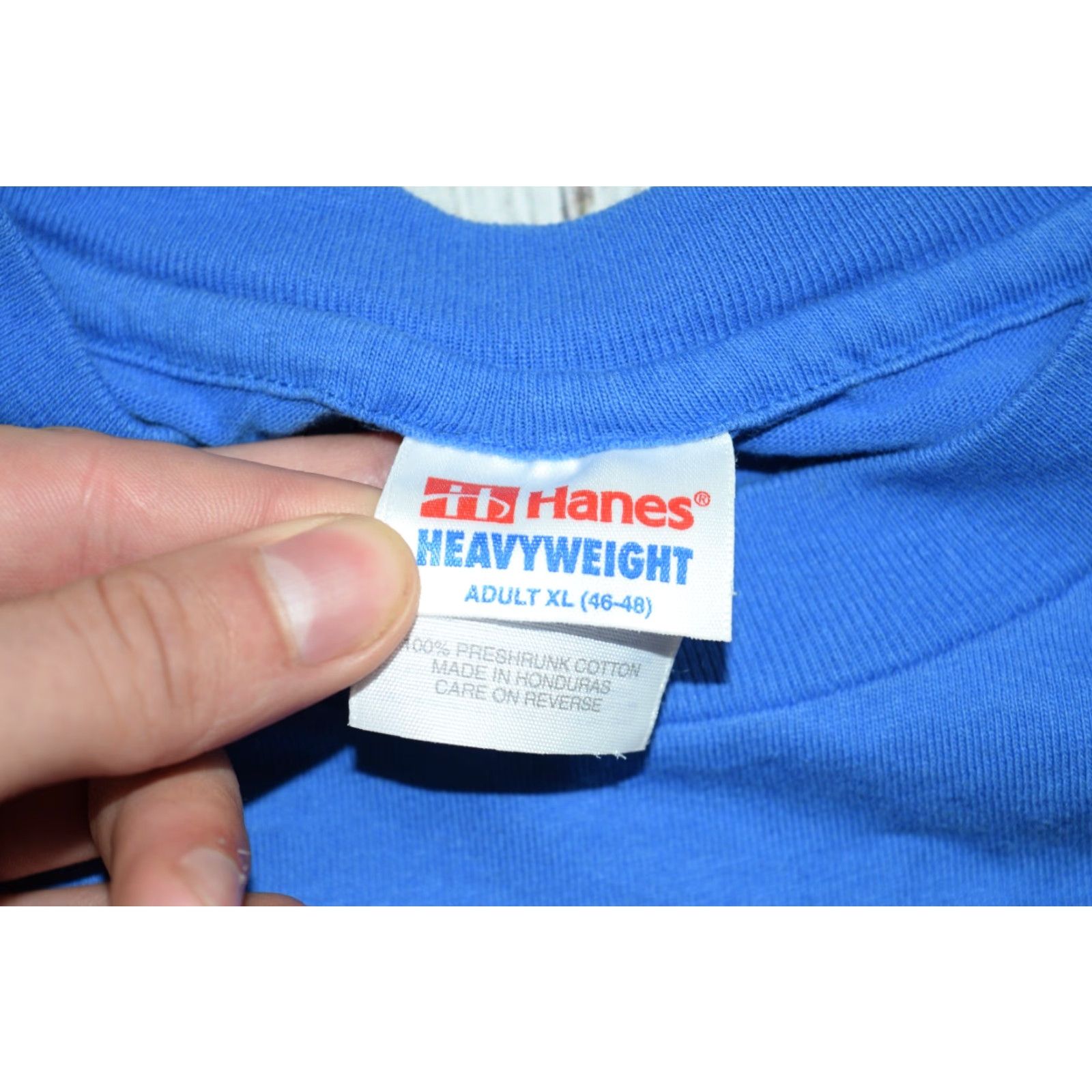 Hanes VINTAGE 1994 SUPERMAN LOGO T-SHIRT ADULT UNISEX SIZE XL BLUE DC COMICS 90s MENS Size US XL / EU 56 / 4 - 5 Thumbnail