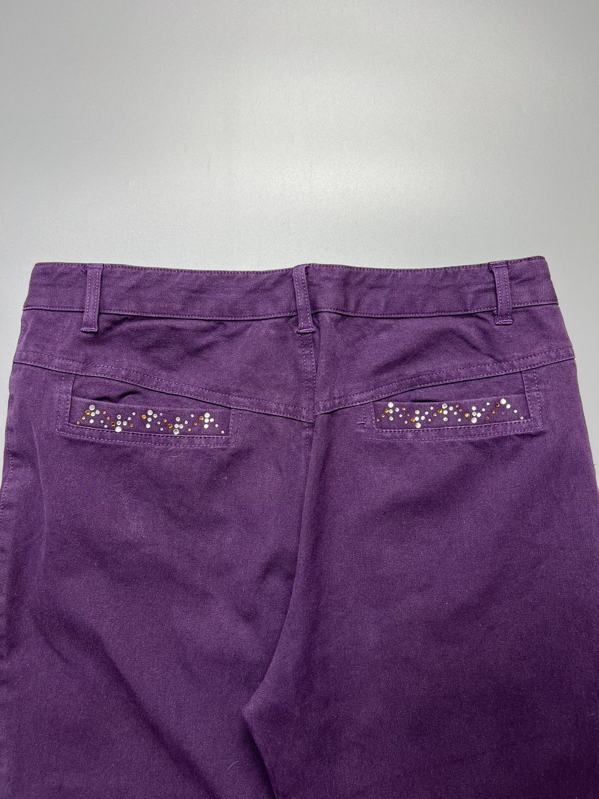 Vivienne Westwood Vivienne Westwood - SS/1994 Orb Logo Swarovski Pants Size 32" / US 10 / IT 46 - 7 Thumbnail