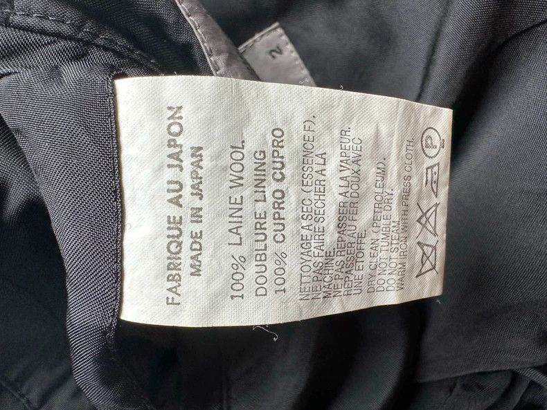 Yohji Yamamoto Yohji Yamamoto 07aw Black Wool Jacket with Standing Collar Size US M / EU 48-50 / 2 - 7 Thumbnail