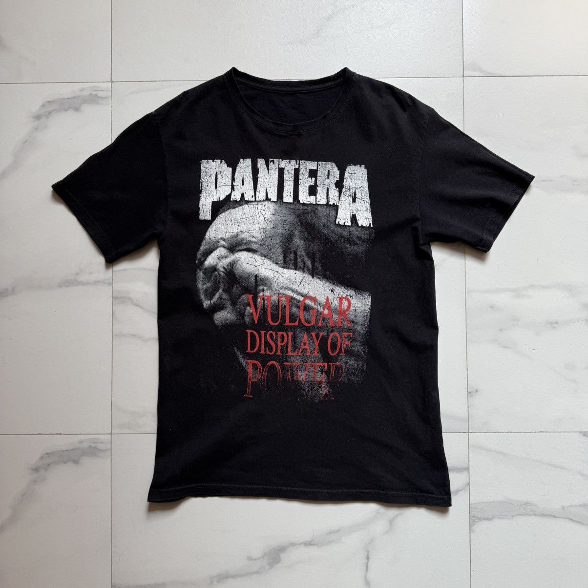 Band Tees × Rare Panther × Vintage Vintage Pantera Vulgar Display Of Power Tee Size US M / EU 48-50 / 2 - 2 Thumbnail