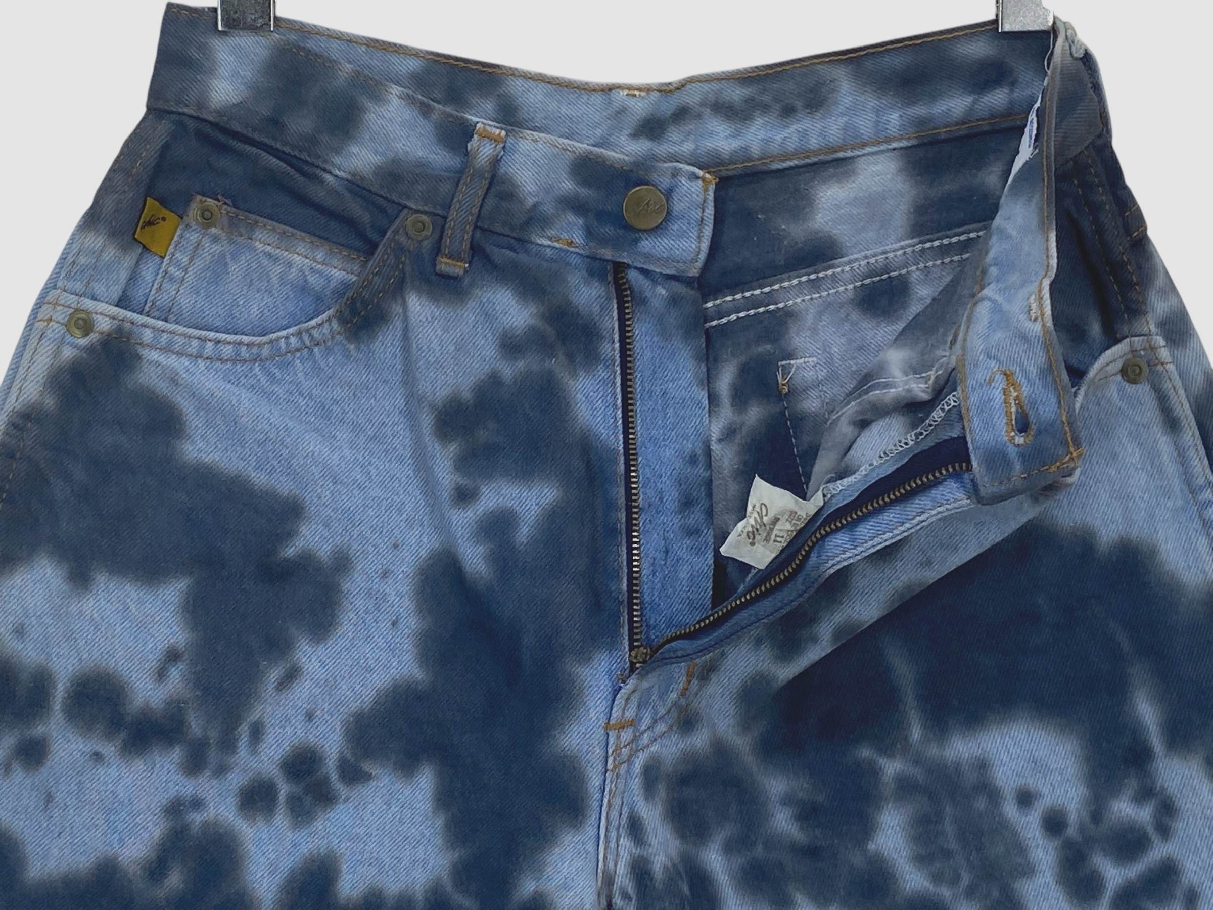Japanese Brand Chic Denim Camo Jeans Size 27" / US 4 / IT 40 - 4 Thumbnail