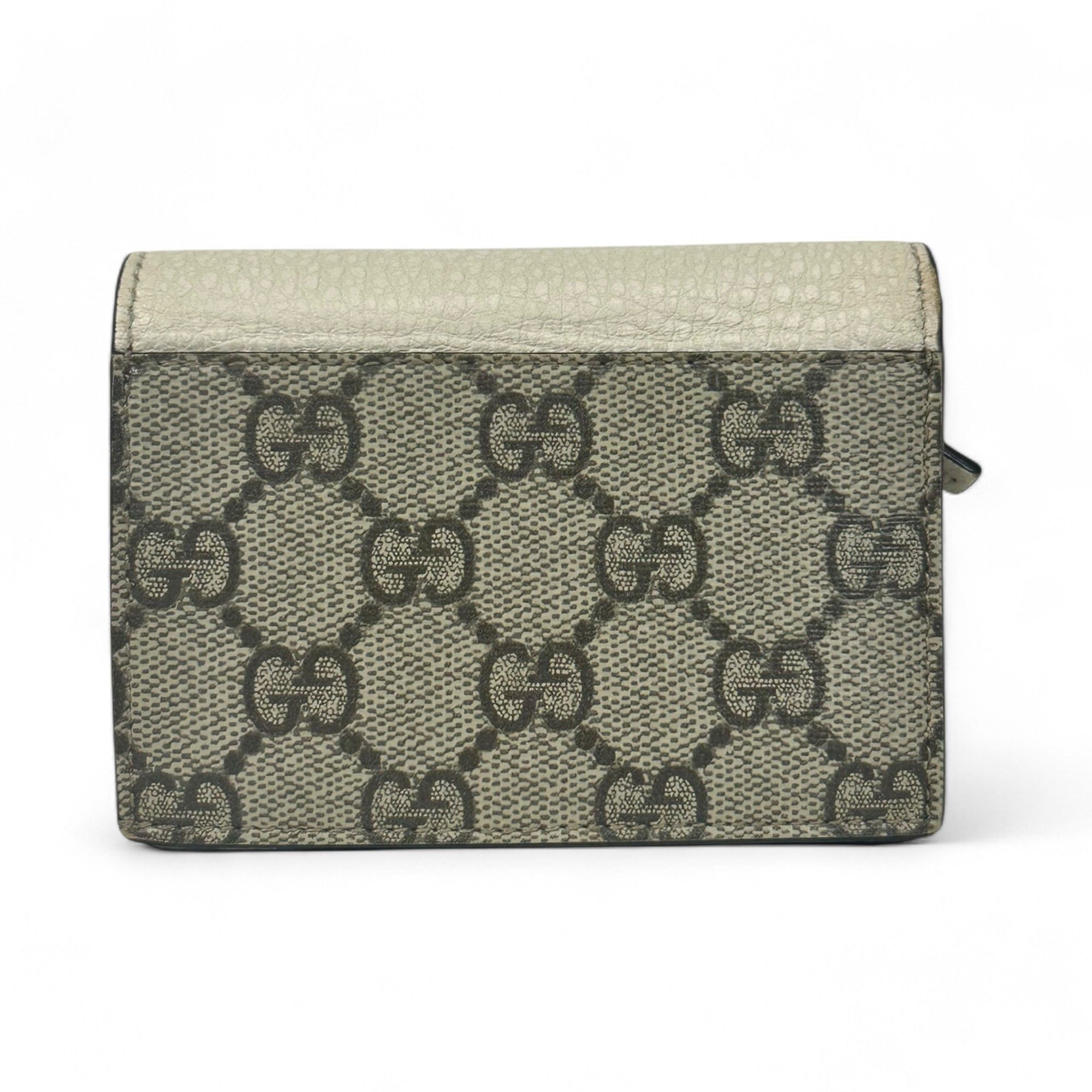 Gucci Gucci Wallet Marmont Supreme GG Monogram Ivory Leather Size ONE SIZE - 2 Thumbnail