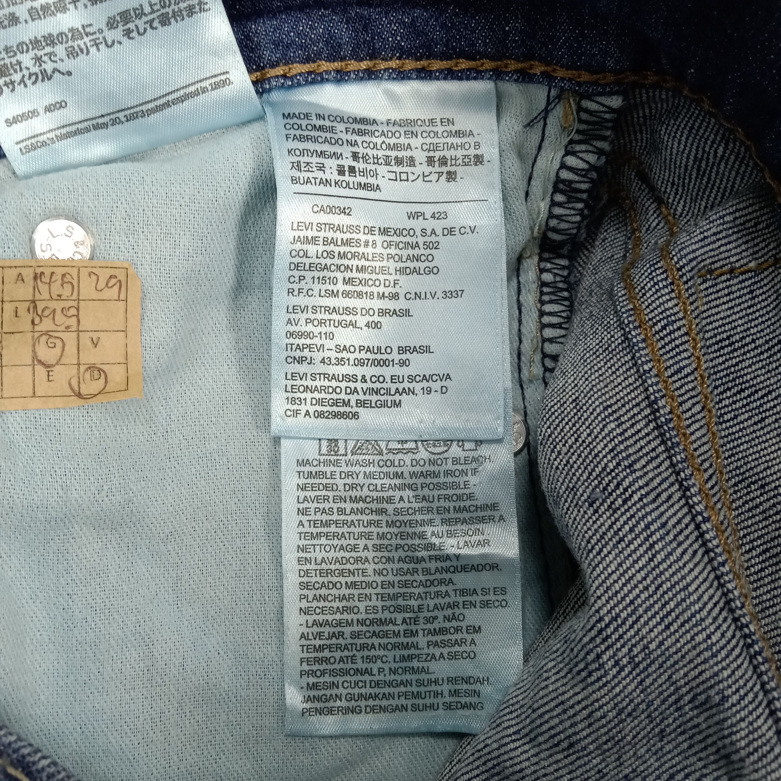 Levi's × Vintage Levi's 510 American Distressed Style Denim Jeans Size US 29 - 13 Thumbnail