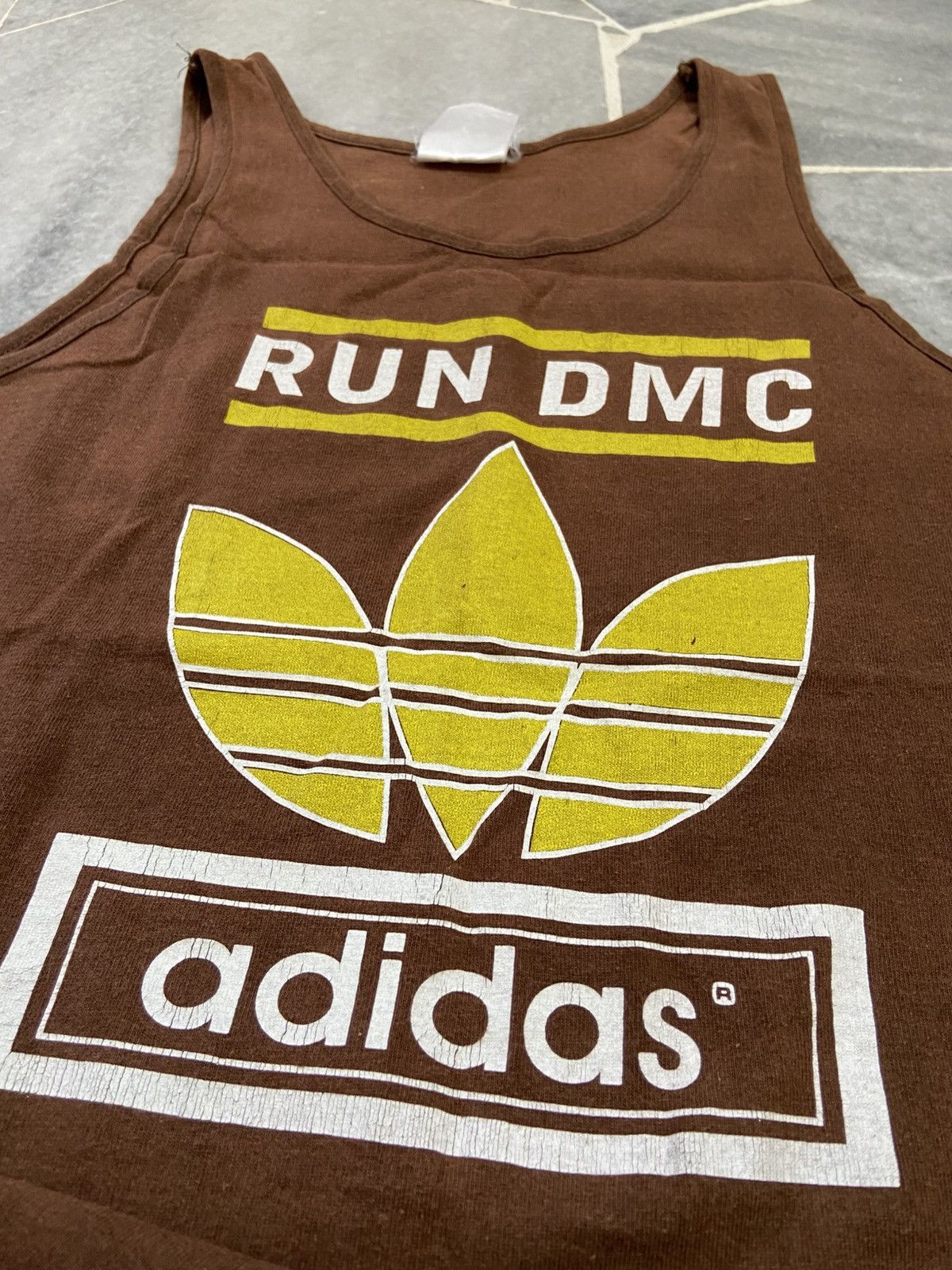 Adidas × Band Tees Vintage Adidas Run Dmc Sleeveless shirt Size US S / EU 44-46 / 1 - 8 Thumbnail