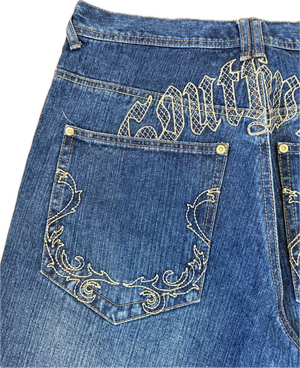 Southpole Vintage Gold Embroidery Southpole Jeans Size US 33 - 3 Thumbnail