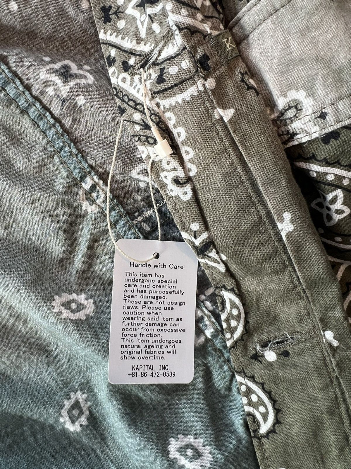 Kapital Kapital Patchwork Bandana Print shirt Size US XL / EU 56 / 4 - 6 Thumbnail