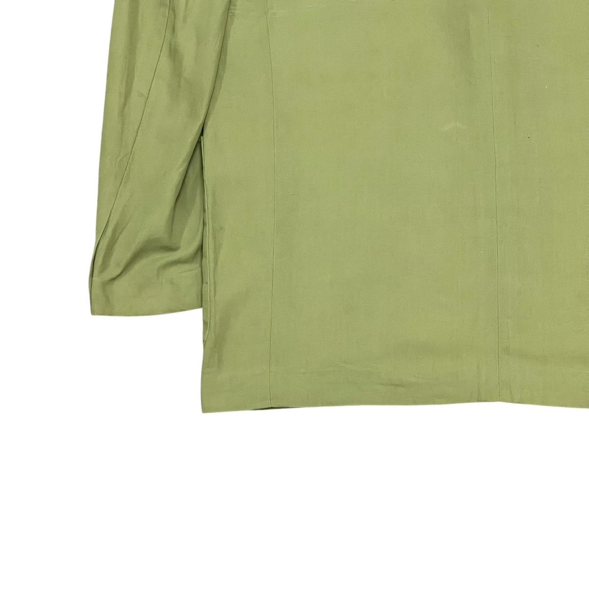 Givenchy Vintage Givenchy Stretch Cotton Silk-Blend Blazer Jacket Size US L / EU 52-54 / 3 - 13 Thumbnail