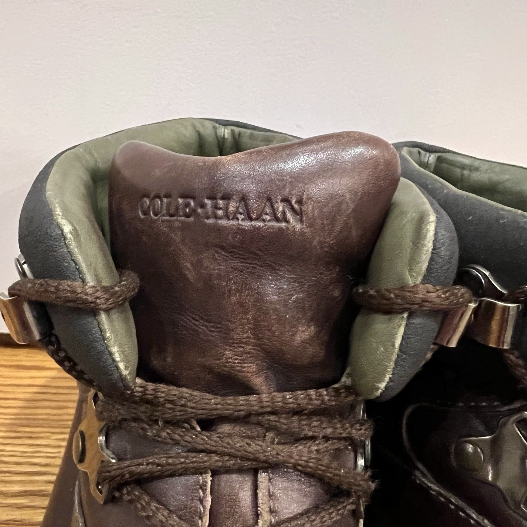 Cole Haan VINTAGE Cole Haan Men’s Brown Leather Rugged Boots Size 9 Ankle Waterproof Slip-Resistant Outdoor Casual Size US 9 / EU 42 - 2 Thumbnail