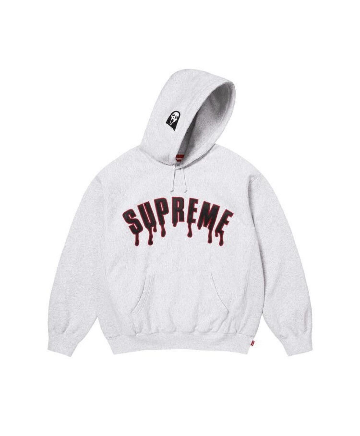 Supreme Supreme Ghostface Arc Hooded Sweatshirt Grey Size Small Size US S / EU 44-46 / 1 - 4 Thumbnail