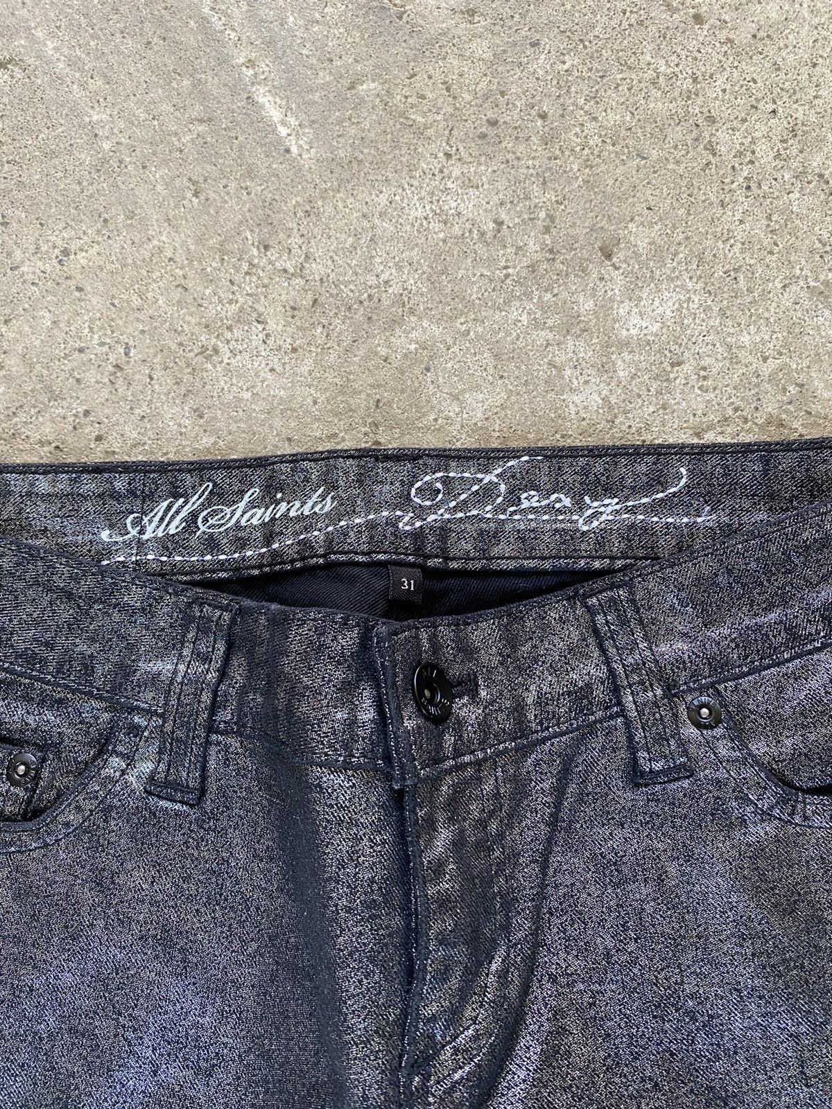 Allsaints AllSaints Hedi Slimane boy Skiny Pants Number Nine style Size US 31 - 4 Thumbnail