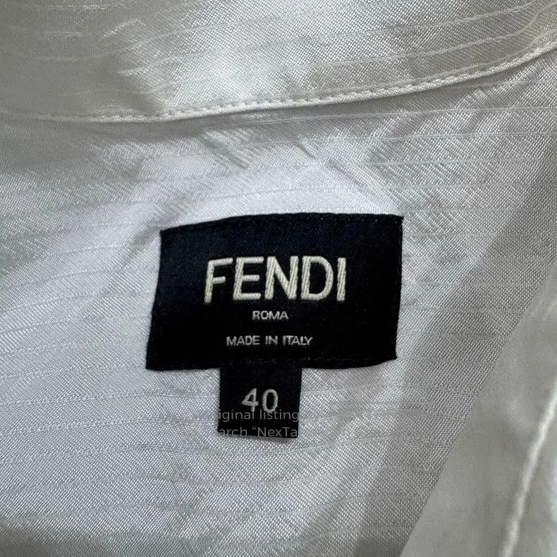 Fendi Fendi Monogram Stripe Short Sleeve Shirt. Size US M / EU 48-50 / 2 - 3 Thumbnail