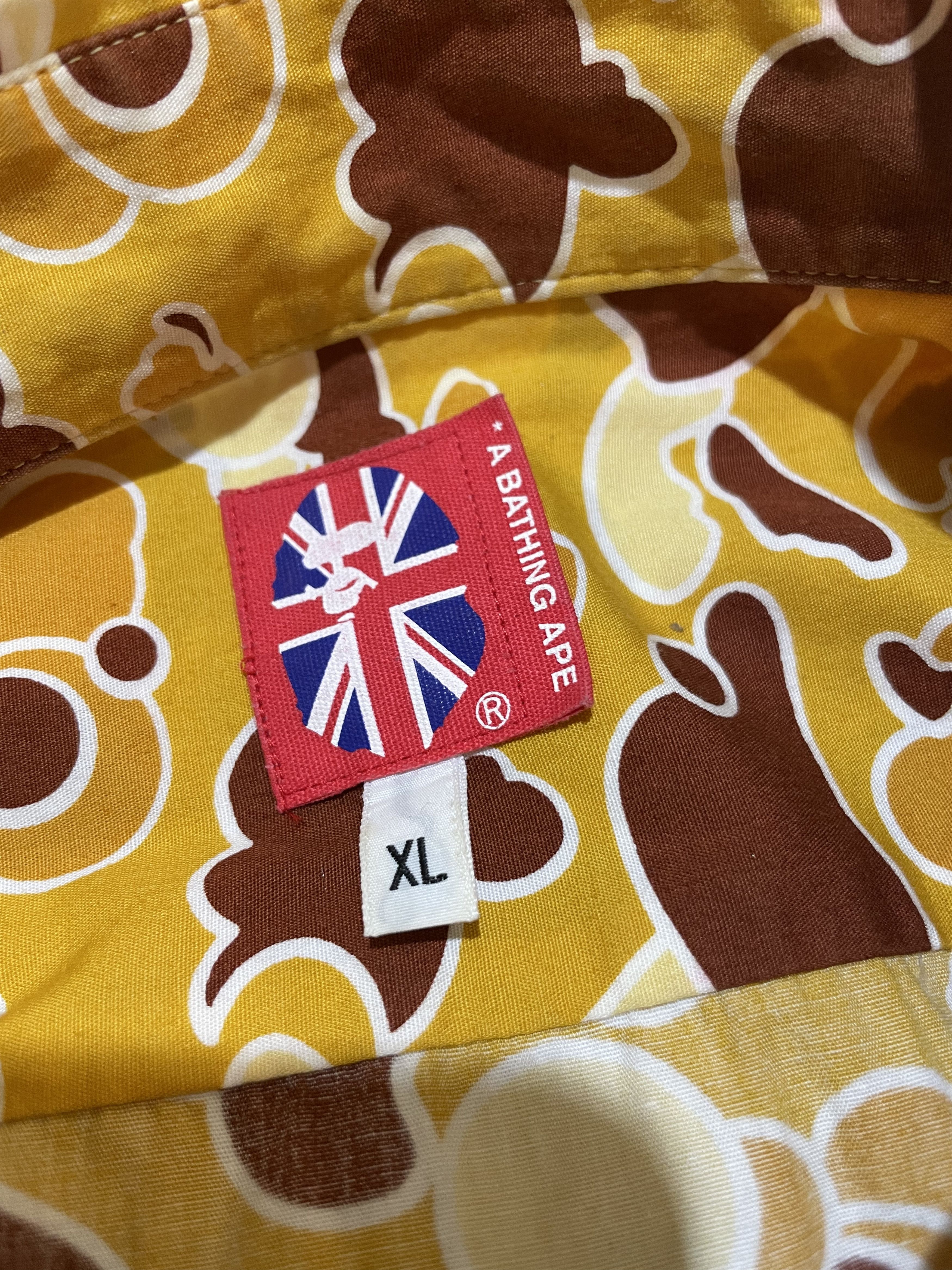 Bape A Bathing Ape button-up Longsleeve shirt Men's XL Size US XL / EU 56 / 4 - 3 Thumbnail