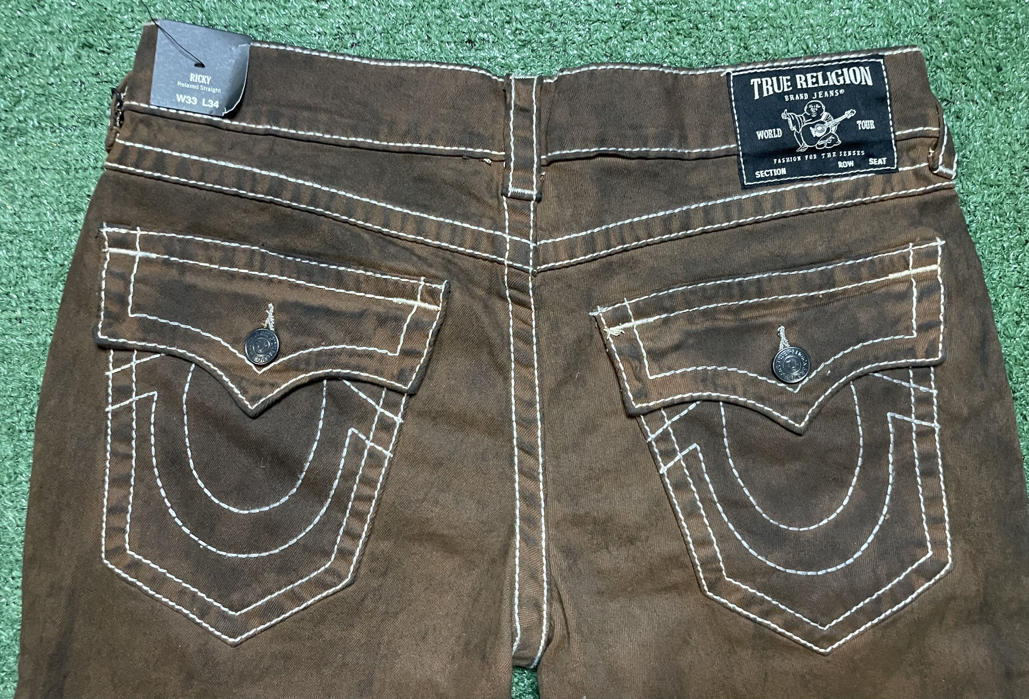 True Religion True Religion brown wash Ricky jeans Size US 34 / EU 50 - 4 Thumbnail