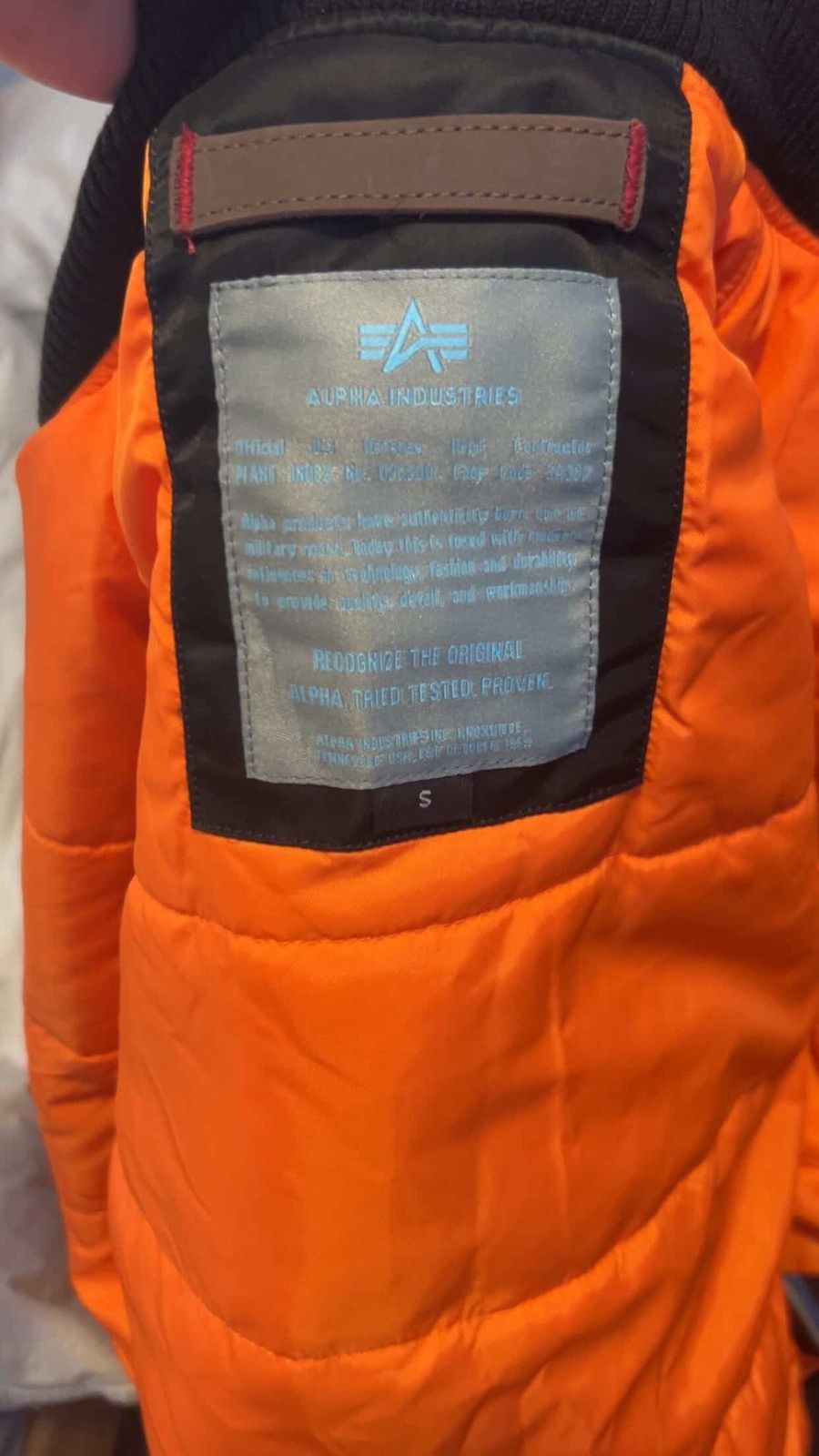 Alpha Industries Alpha Industries Bomber Jacket Size Small Size US S / EU 44-46 / 1 - 3 Thumbnail