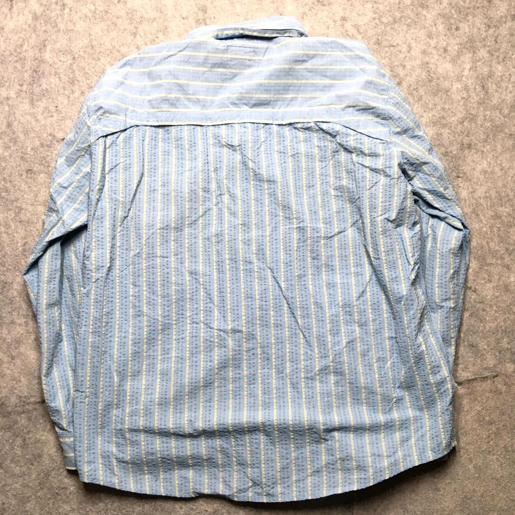 Patagonia Patagonia Shirt Mens Large Blue Stripe Snap Front Vented Fishing STY52315 Pucker Size US L / EU 52-54 / 3 - 6 Thumbnail