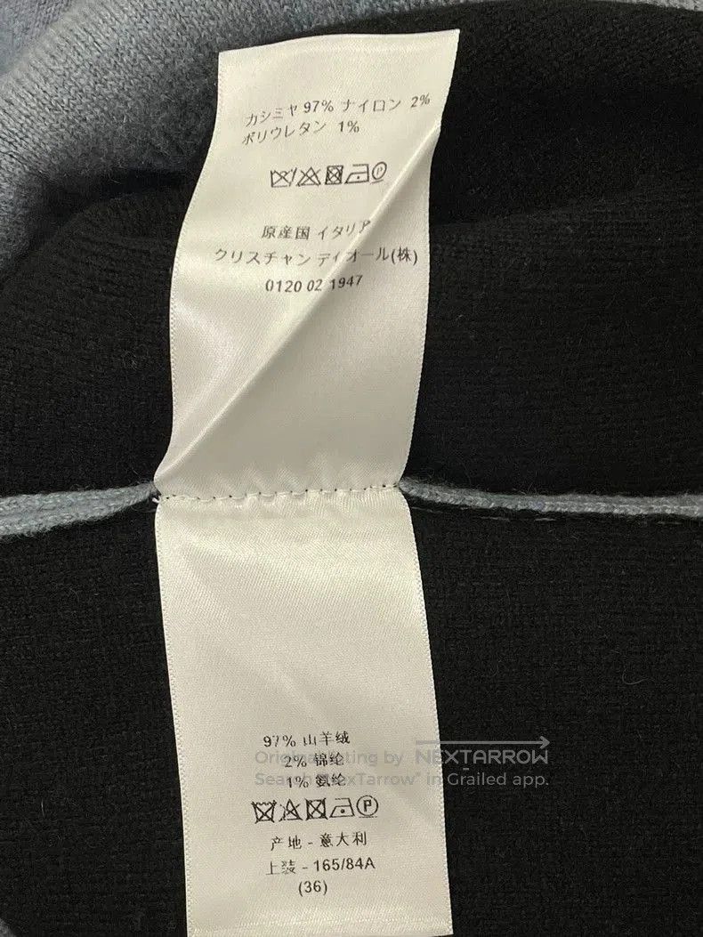 Dior Dior Blue Hooded Cashmere Sweater. Size US XS / EU 42 / 0 - 6 Thumbnail