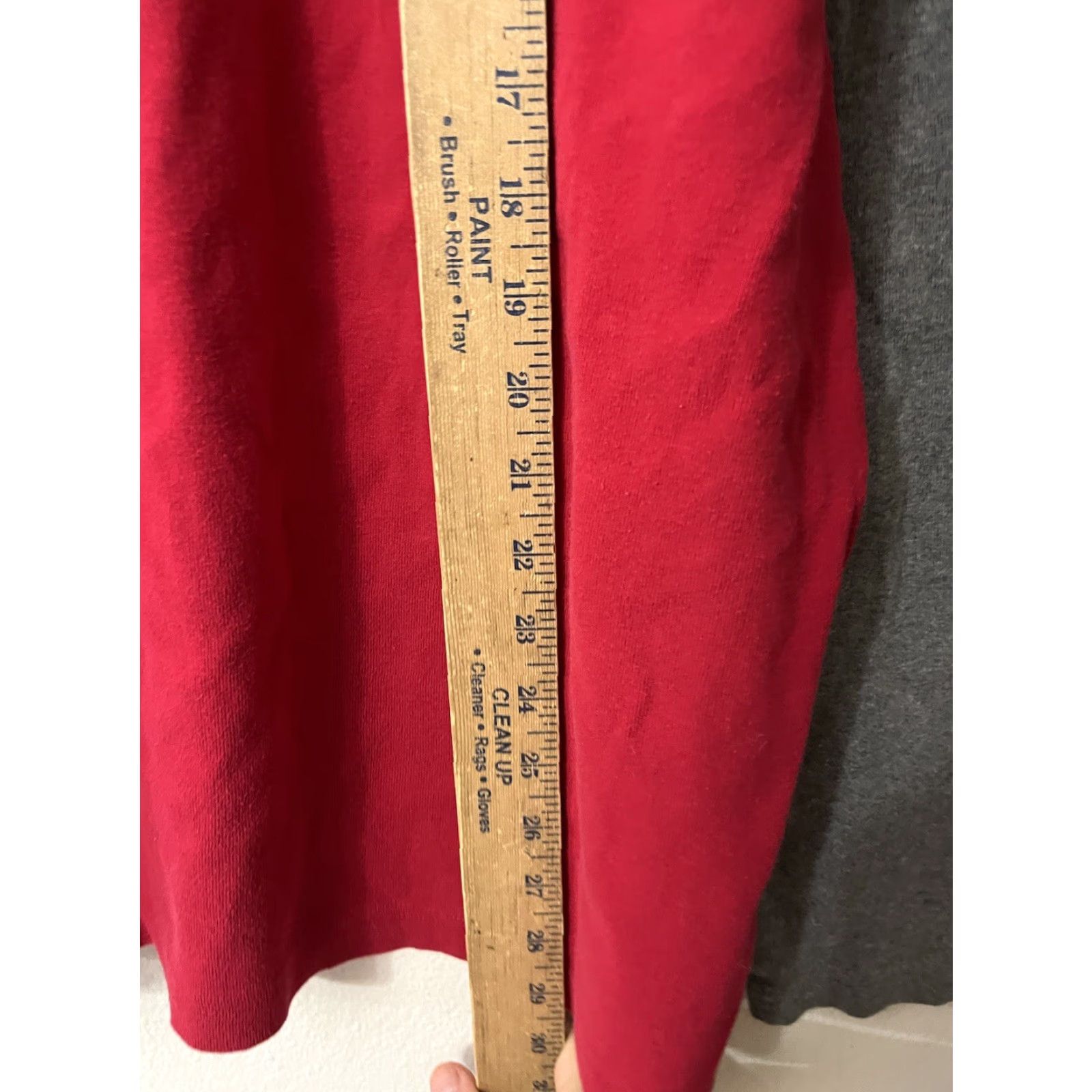 Vintage Structure Sweatshirt Mens XL Red Cotton Fleece Crewneck Pullover All Seasons Classic American Size US XL / EU 56 / 4 - 4 Thumbnail