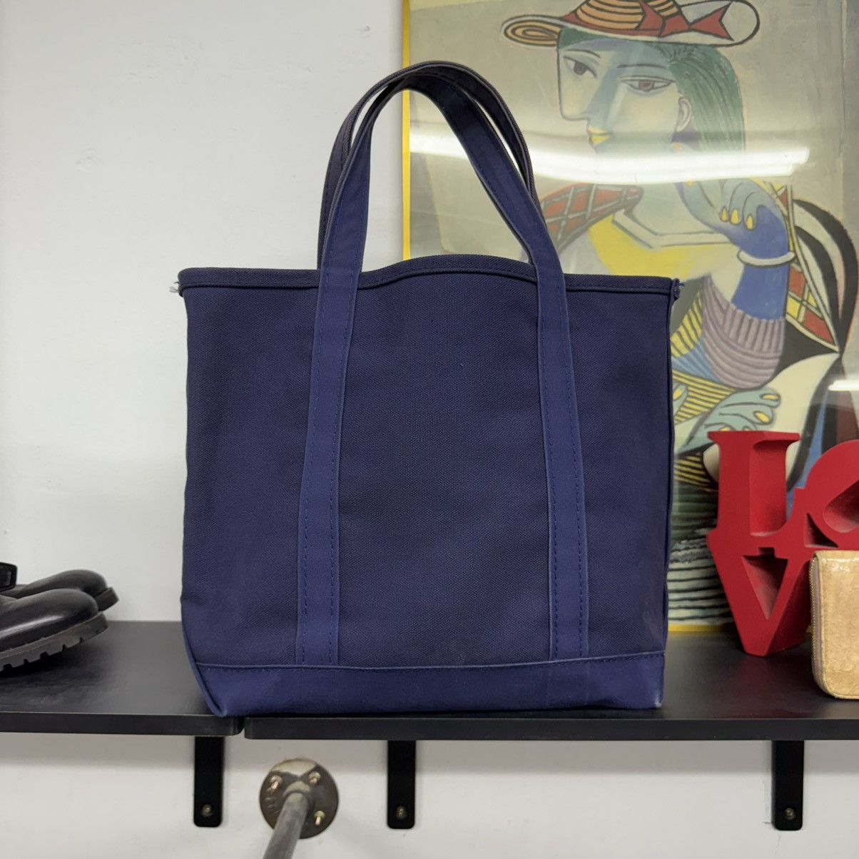 L.L. Bean Vintage LL Bean Boat Tote Bag Taco Size ONE SIZE - 3 Thumbnail